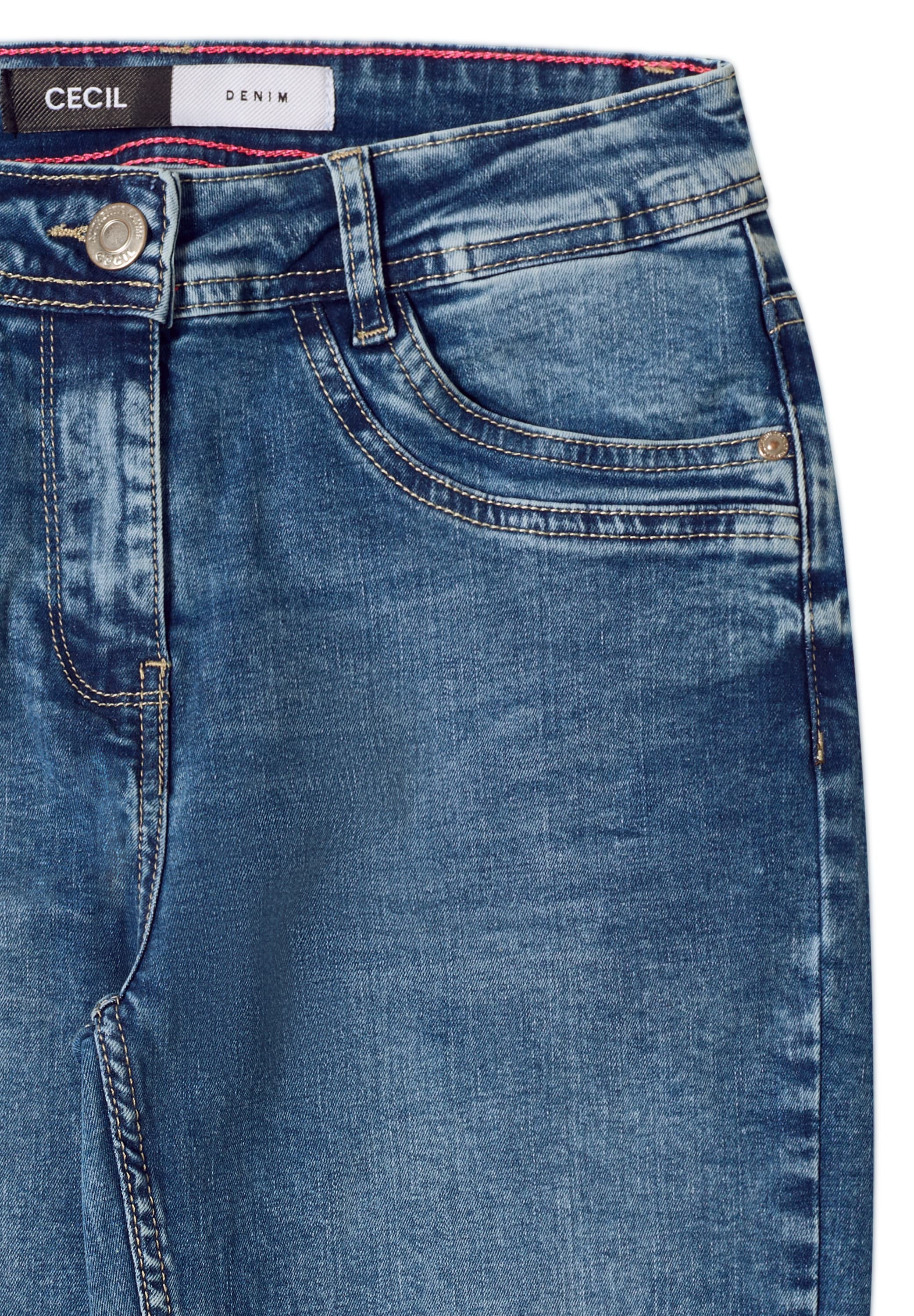 Cecil Slim-fit-Jeans »Style Toronto« High Waist, im 5-Pocket-Stil
