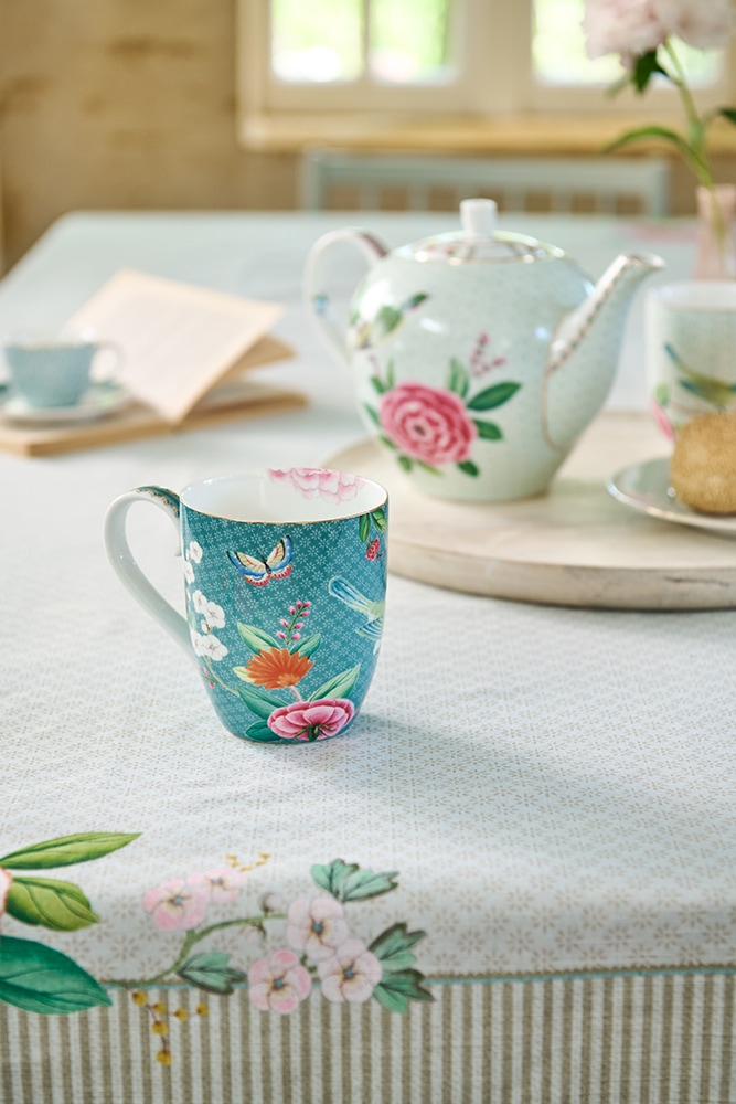 PiP Studio Becher »Blushing Birds«, (Set, 4 tlg.), Große Tassen im 4er-Set, Blushing Birds, 350 ml
