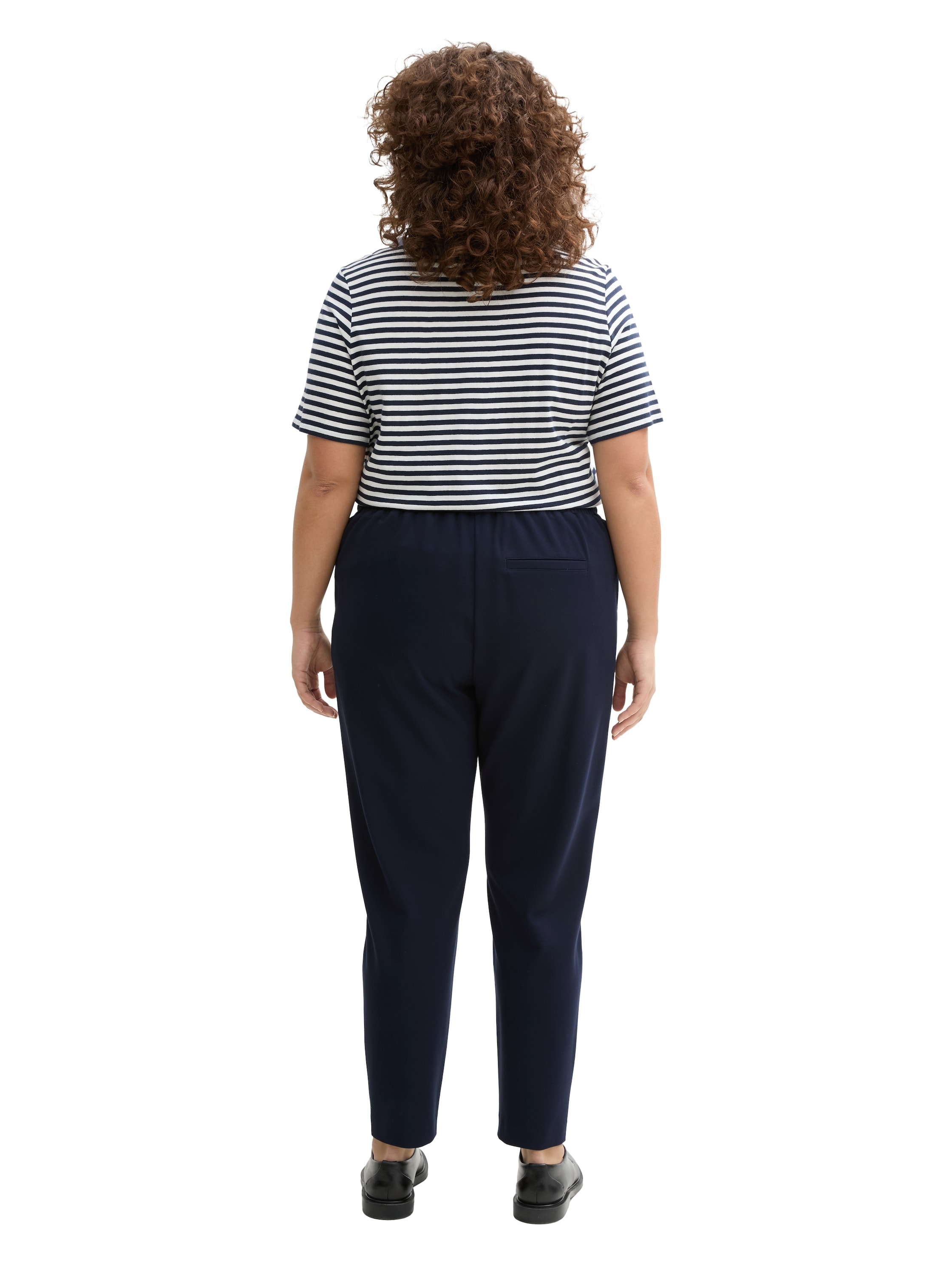 TOM TAILOR PLUS Jerseyhose, mit Stretch, auch in großen Größen