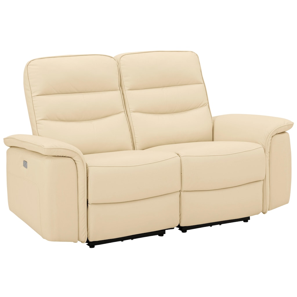Home affaire 2-Sitzer »Maldini«, elektrischer Relaxfunktion und USB-Anschluss, Breite 166 cm