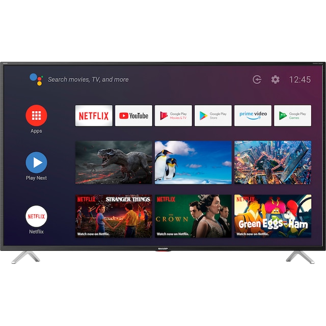 Sharp LED-Fernseher »4T-C50BLx«, 126 cm/50 Zoll, 4K Ultra HD, Smart-TV-Android  TV auf Raten kaufen