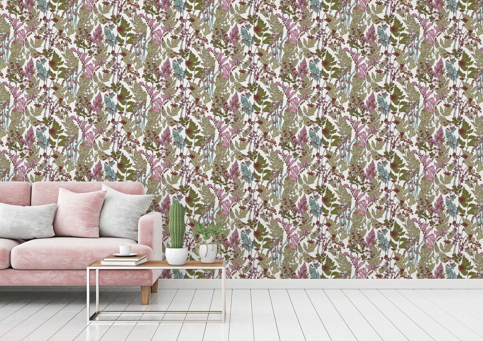 Architects Paper Vliestapete »Floral Impression«, floral-botanisch-Wald, Tapete Blumen Tapeten Wohnzimmer Schlafzimmer Küche modern Design Büro
