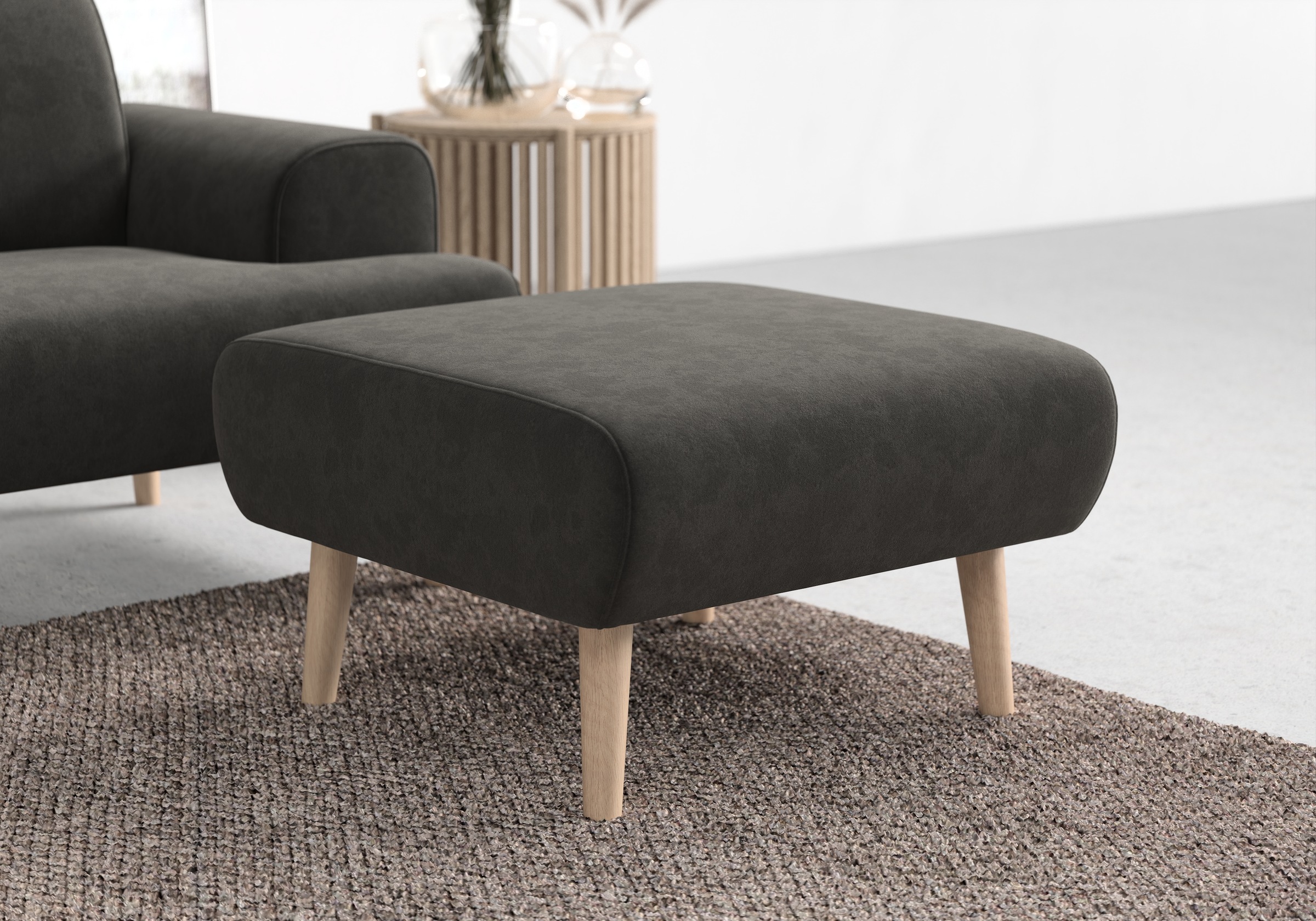 andas Polsterhocker »Swift«, passend zur Serie "Swift", B/T/H: 75/68/44 cm