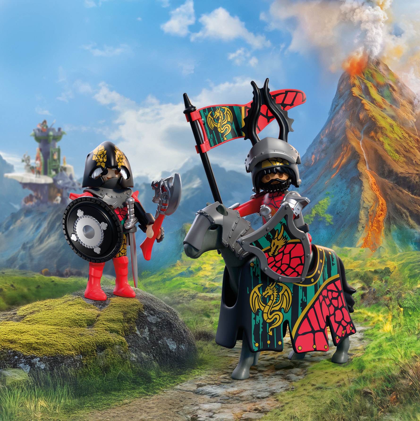 Playmobil® Konstruktions-Spielset »Anführer Drachenritter (72118), Knights« Made in Europe