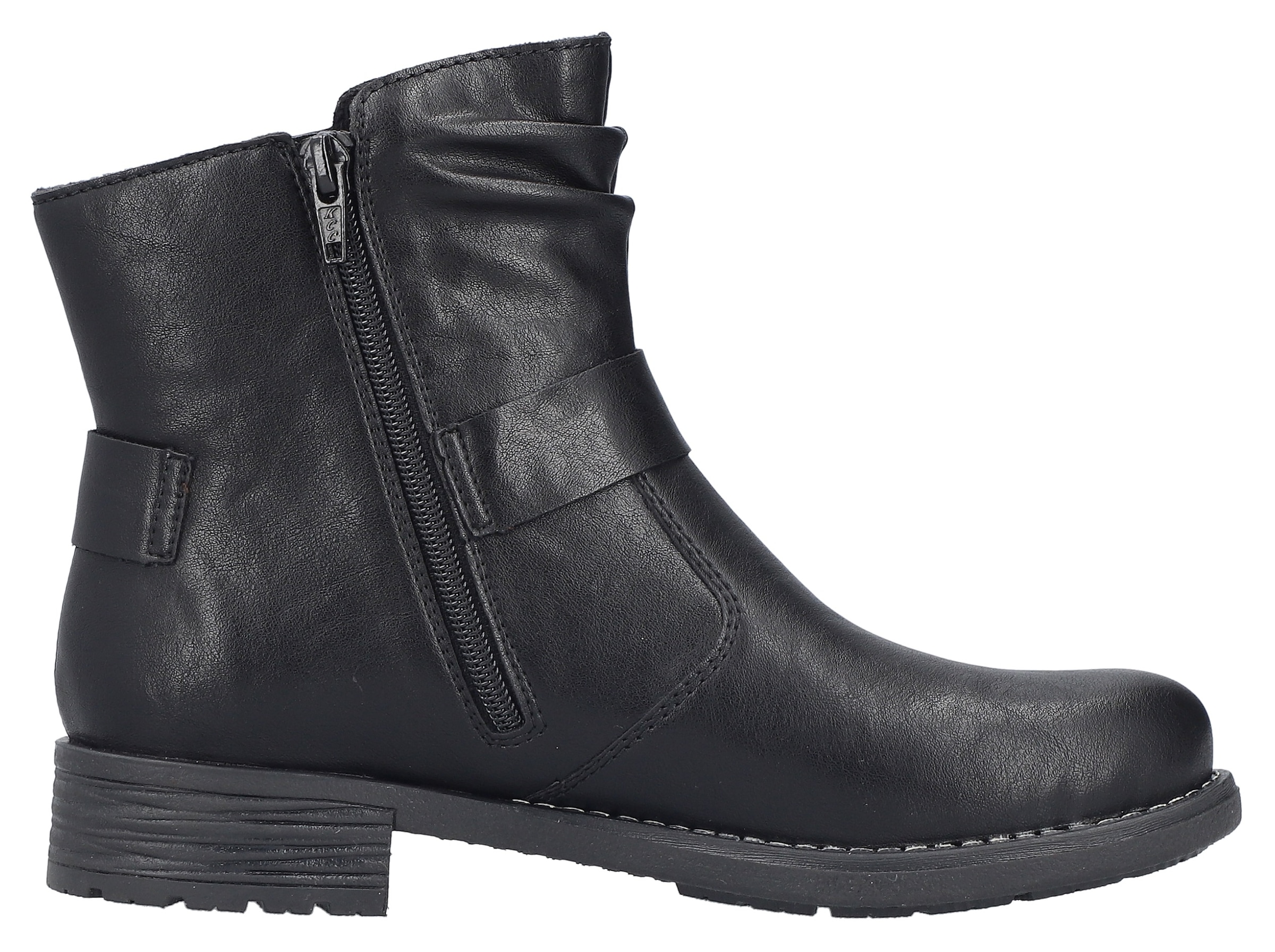 Rieker Stiefelette, Boots, Blockabsatz, mit Innenreißverschluss