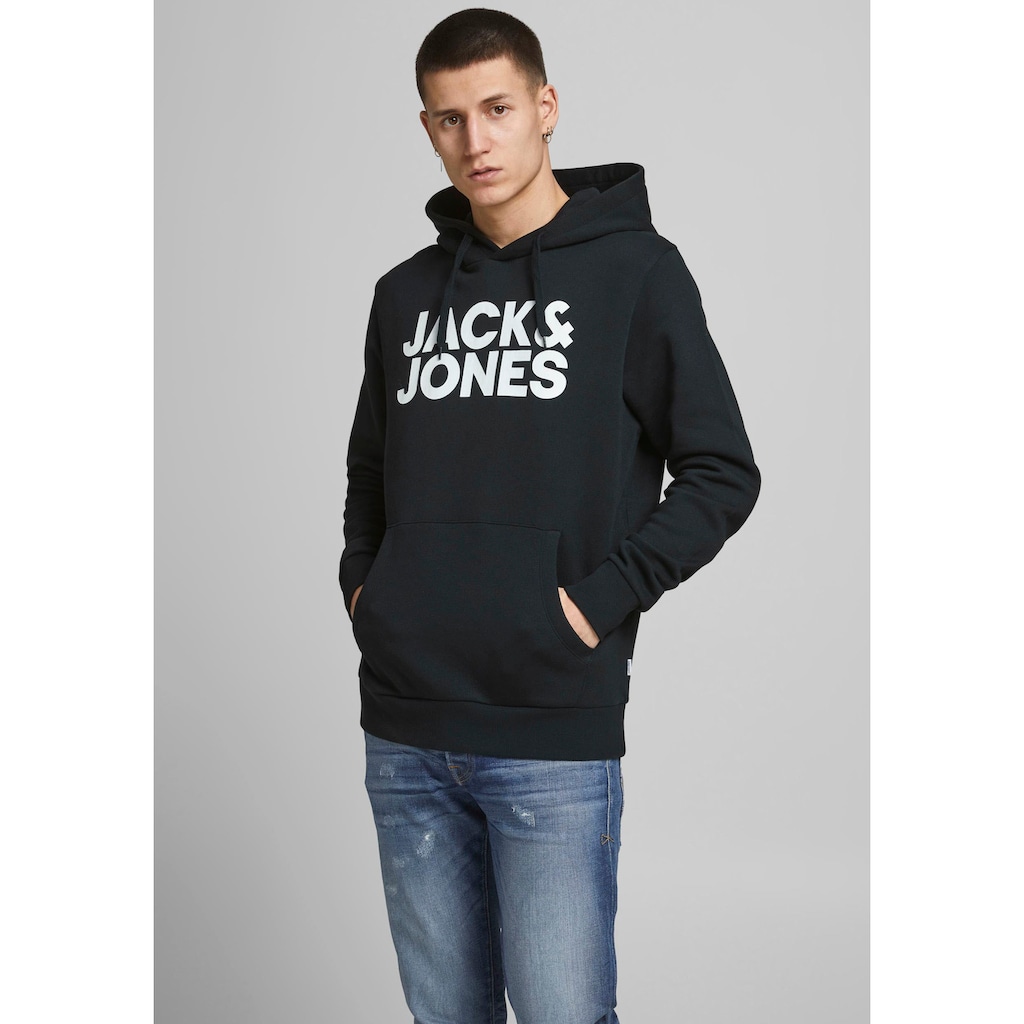 Jack & Jones Kapuzensweatshirt »CORP LOGO SWEAT HOOD«, (Packung, 2 tlg., 2er-Pack)