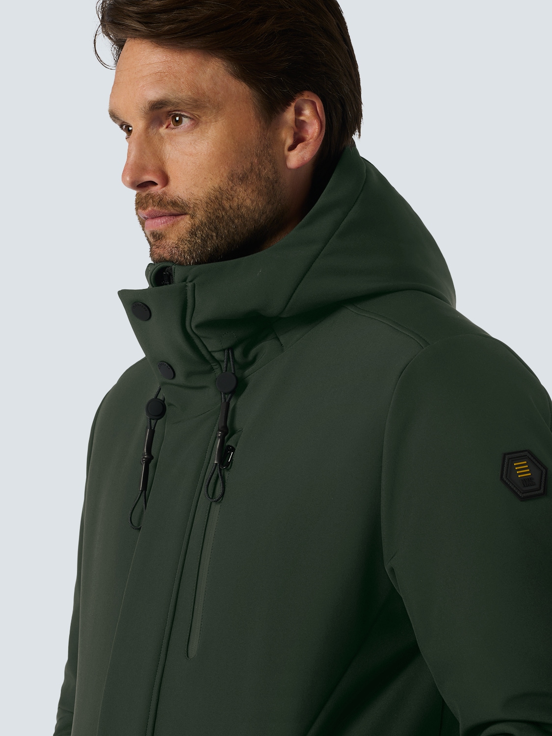 NO EXCESS Parka »No Excess Softshell-Jacke mit Kapuze«