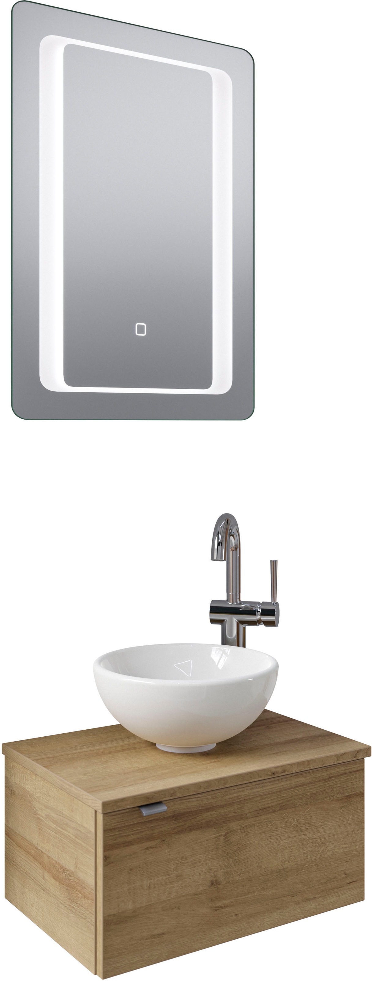 Saphir Badmöbel-Set »Serie 6915«, (4 St.), Gäste-Bad, 51 cm breit, mit LED- günstig online kaufen