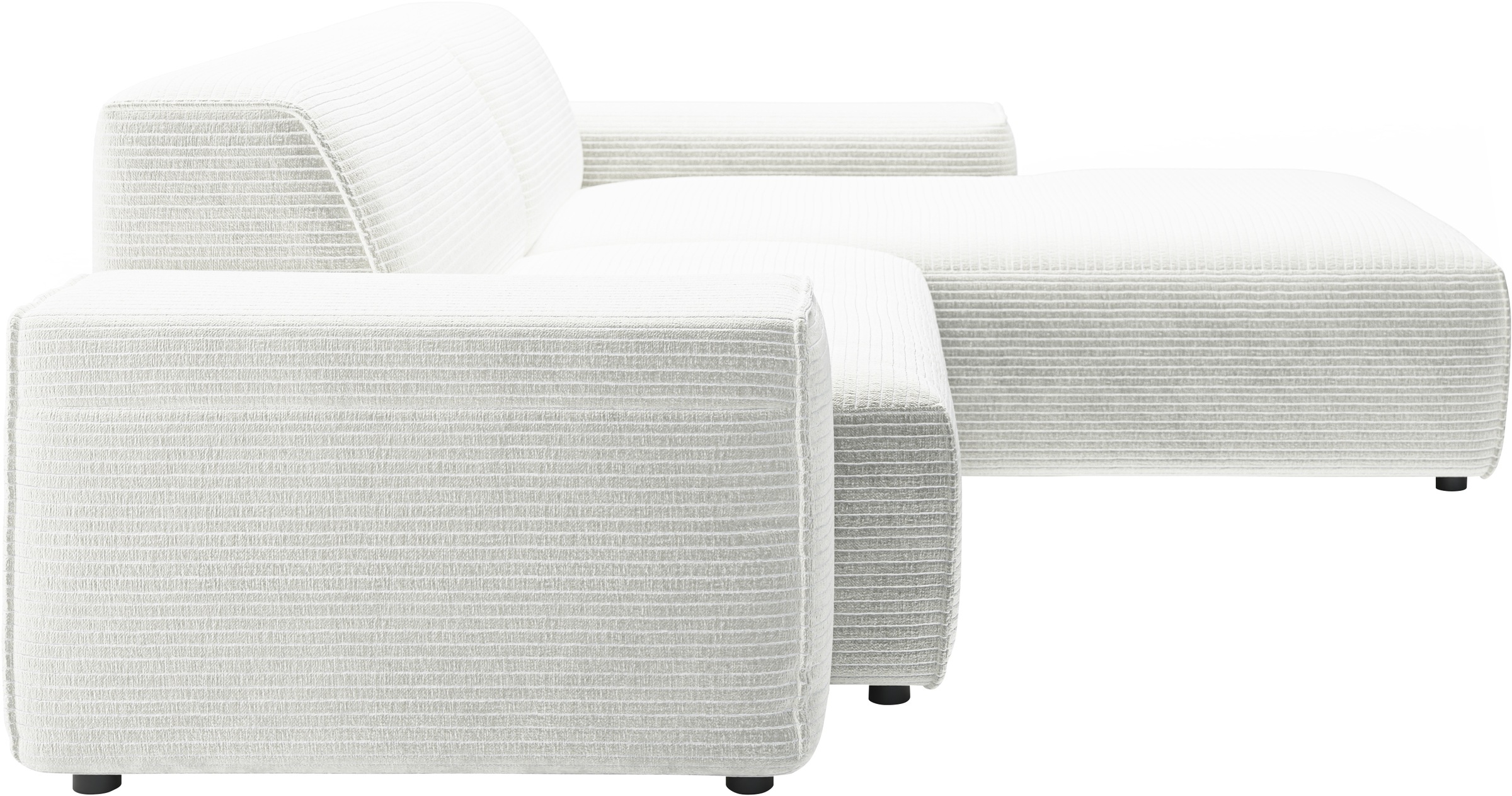 andas Ecksofa »Glimminge L-Form auch in Breitcord, Feincord + Easy care-Bezug,«, Breite 234, Zierkissen