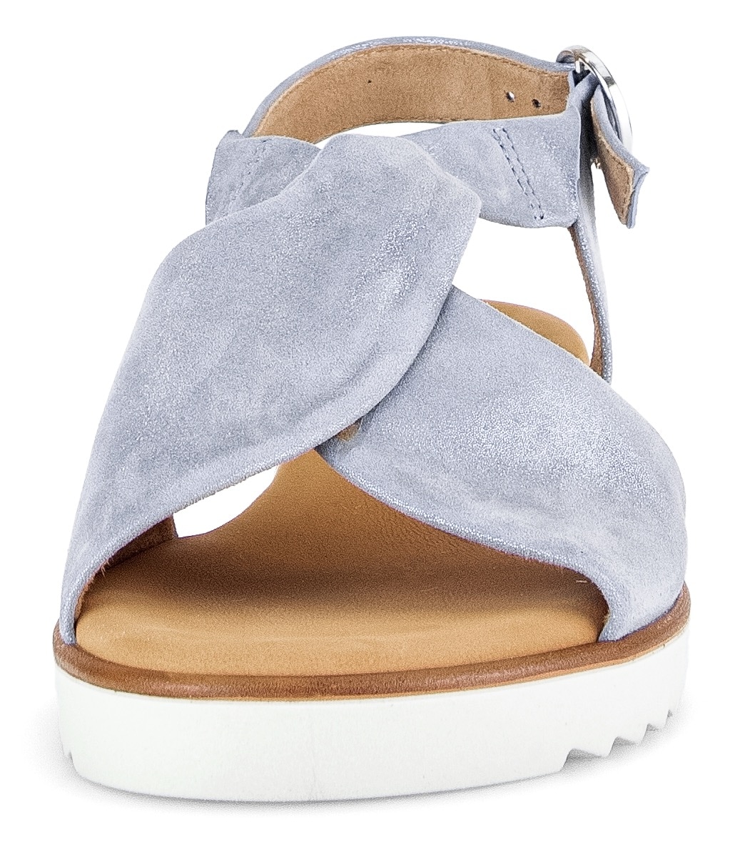 Gabor Sandalette »GENUA«  , Sommerschuh, Sandale, Keilabsatz, mit verstellbarem Fersenriemchen