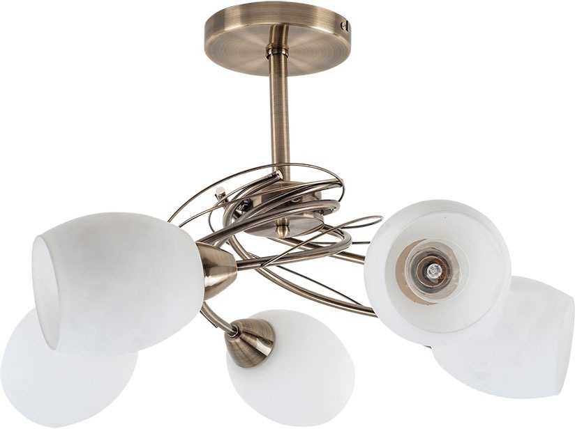 SPOT Light Deckenleuchte »Pisa«, 5 flammig, Leuchtmittel E27   Leuchtmittel günstig online kaufen