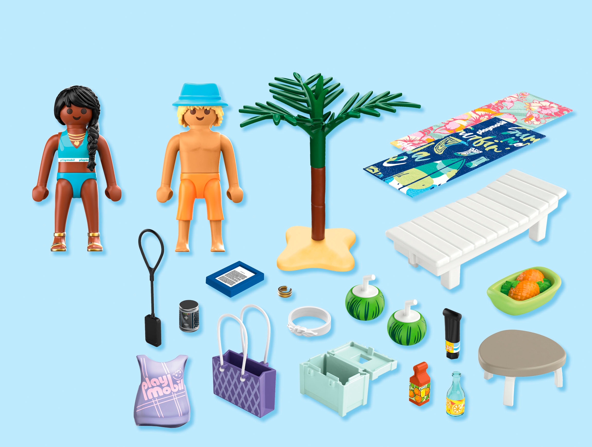 Playmobil® Konstruktions-Spielset »Pärchenausflug an den Strand (71908), My Life«, (35 St.), Made in Europe