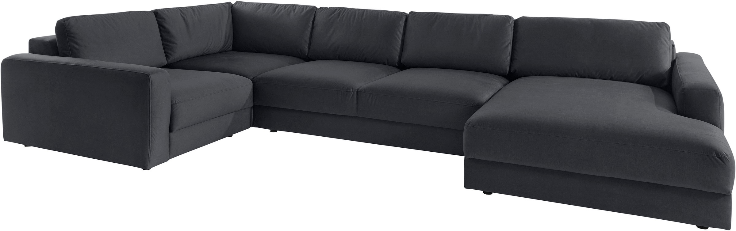 Places of Style Wohnlandschaft »Bloomfield, U-Form«, mit extra tiefer Sitzfläche, wahlweise mit Sitztiefenverstellung