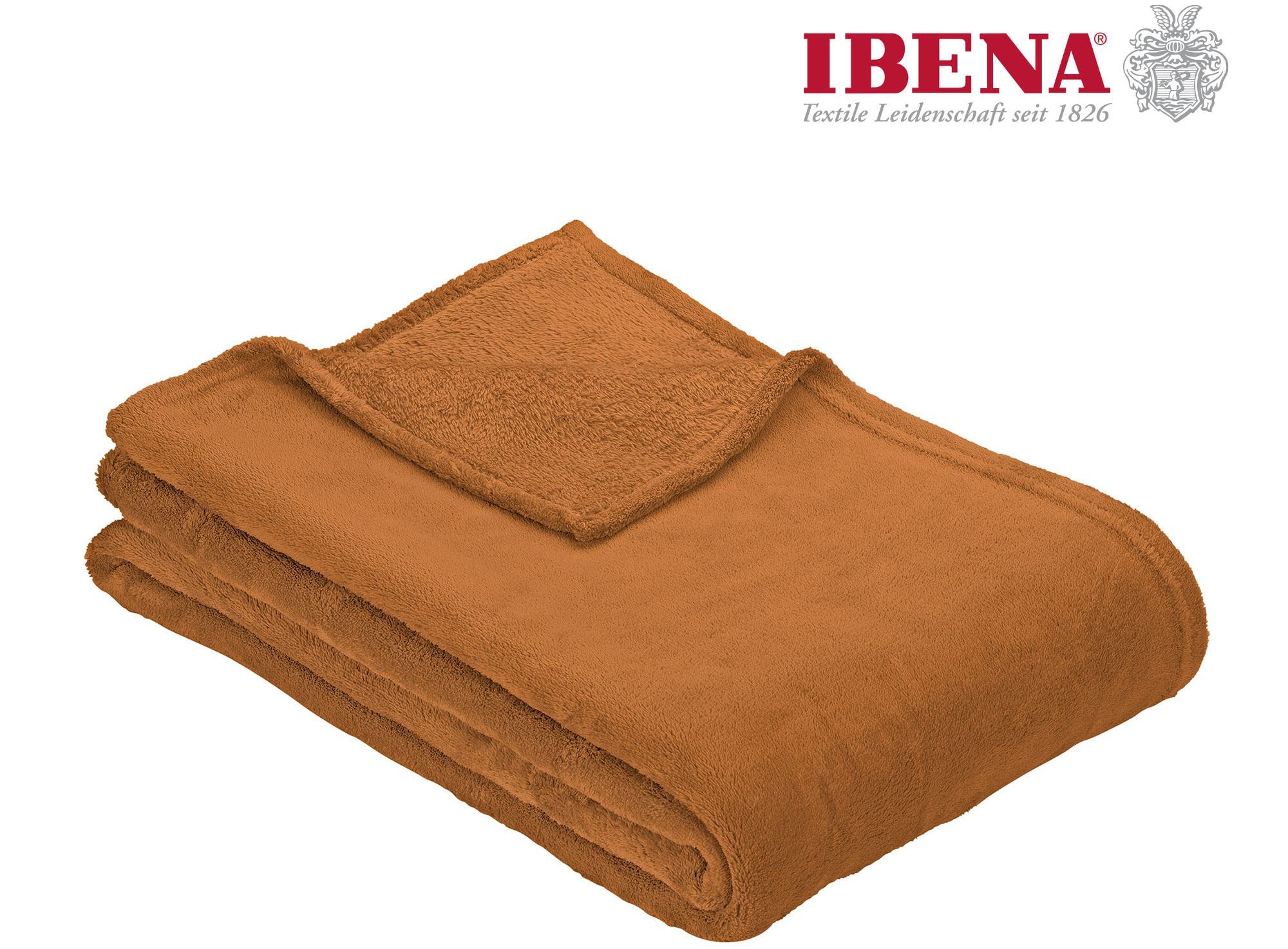 IBENA Wohndecke »Uni Fleecedecke Olbia«, einfarbig schick, Kuscheldecke günstig online kaufen