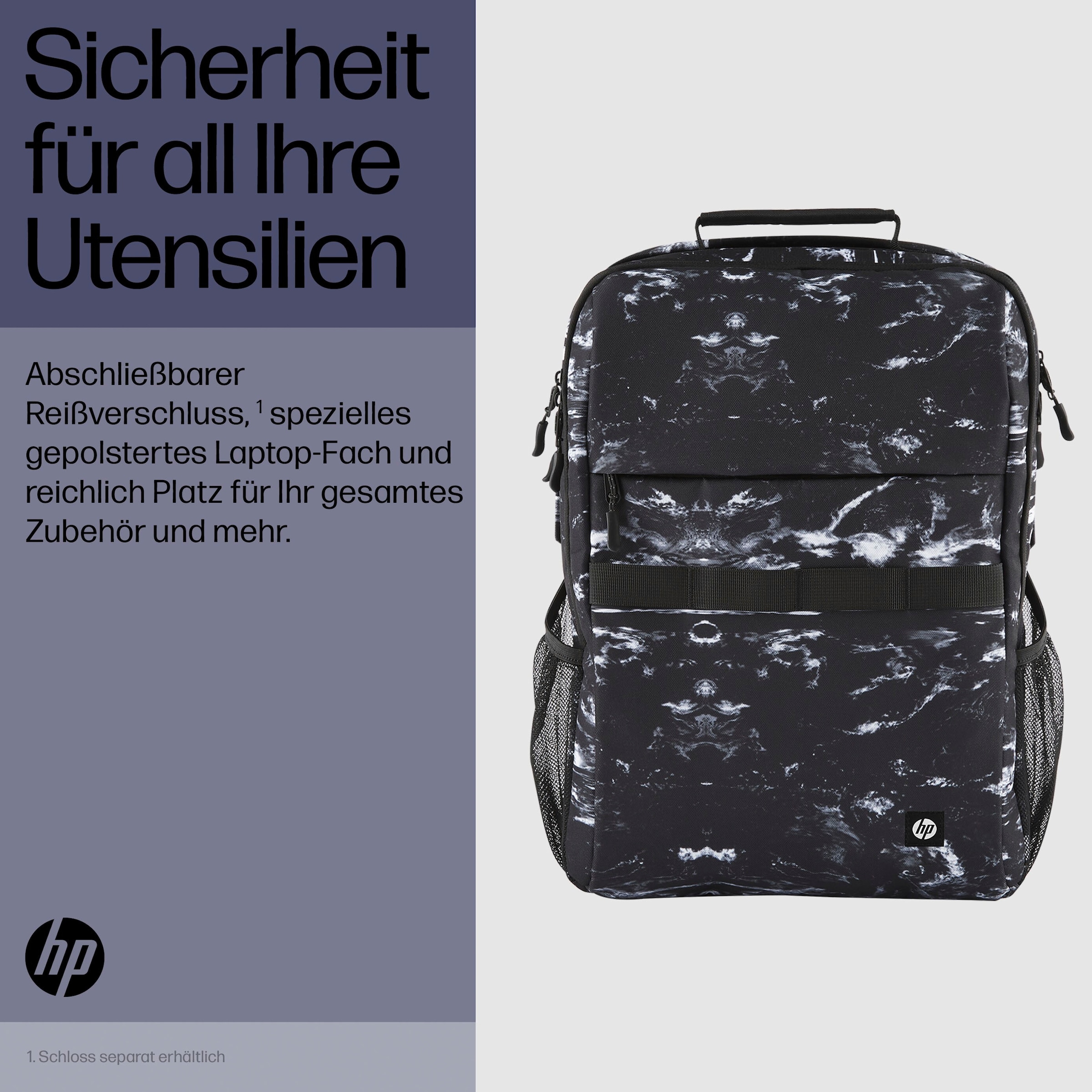 HP Notebook-Rucksack »Campus XL (Marble Stone)«