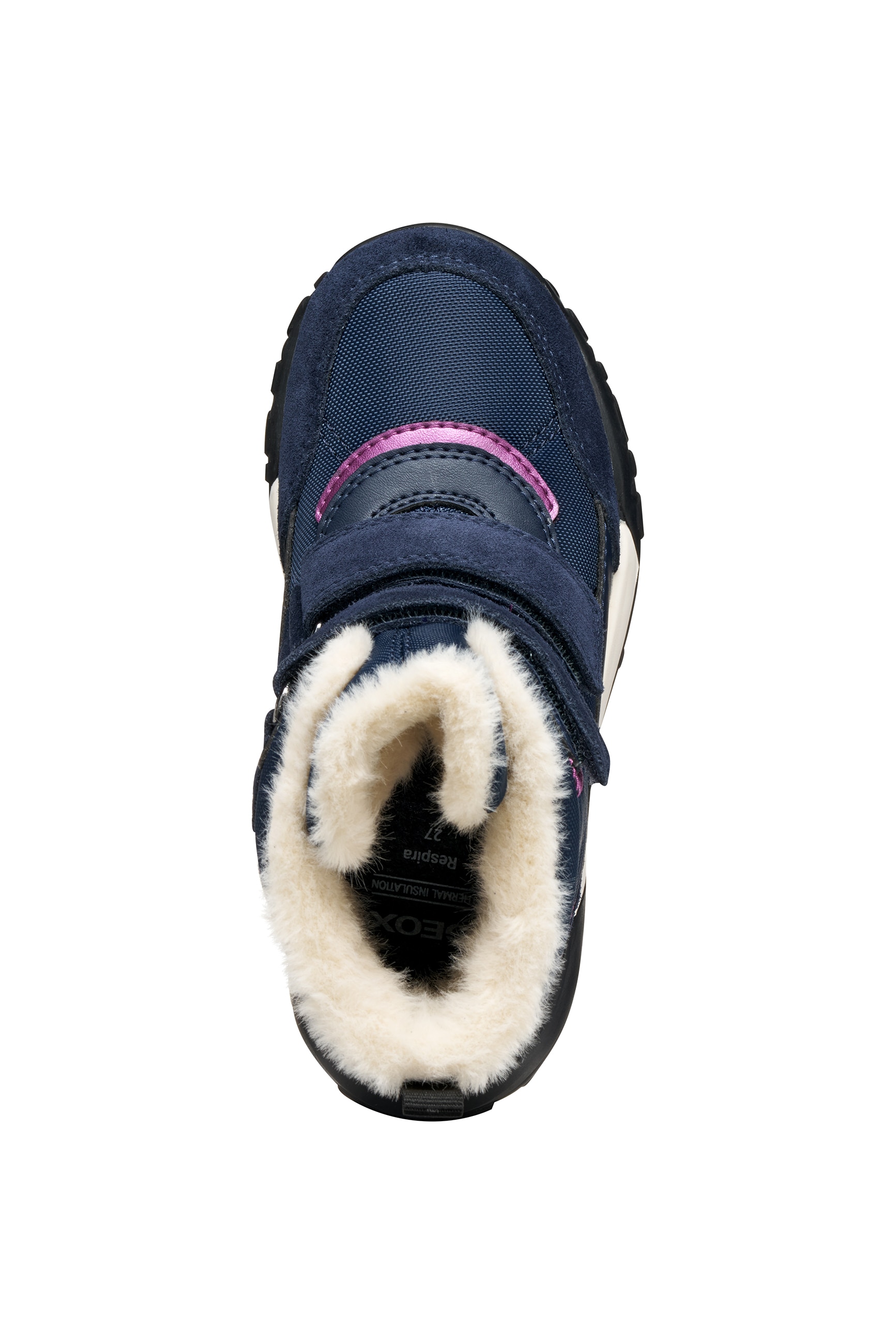 Geox Winterboots »J TREKKYUP GIRL B AB«  Klettstiefel mit Warmfutter, Größenschablone zum Download