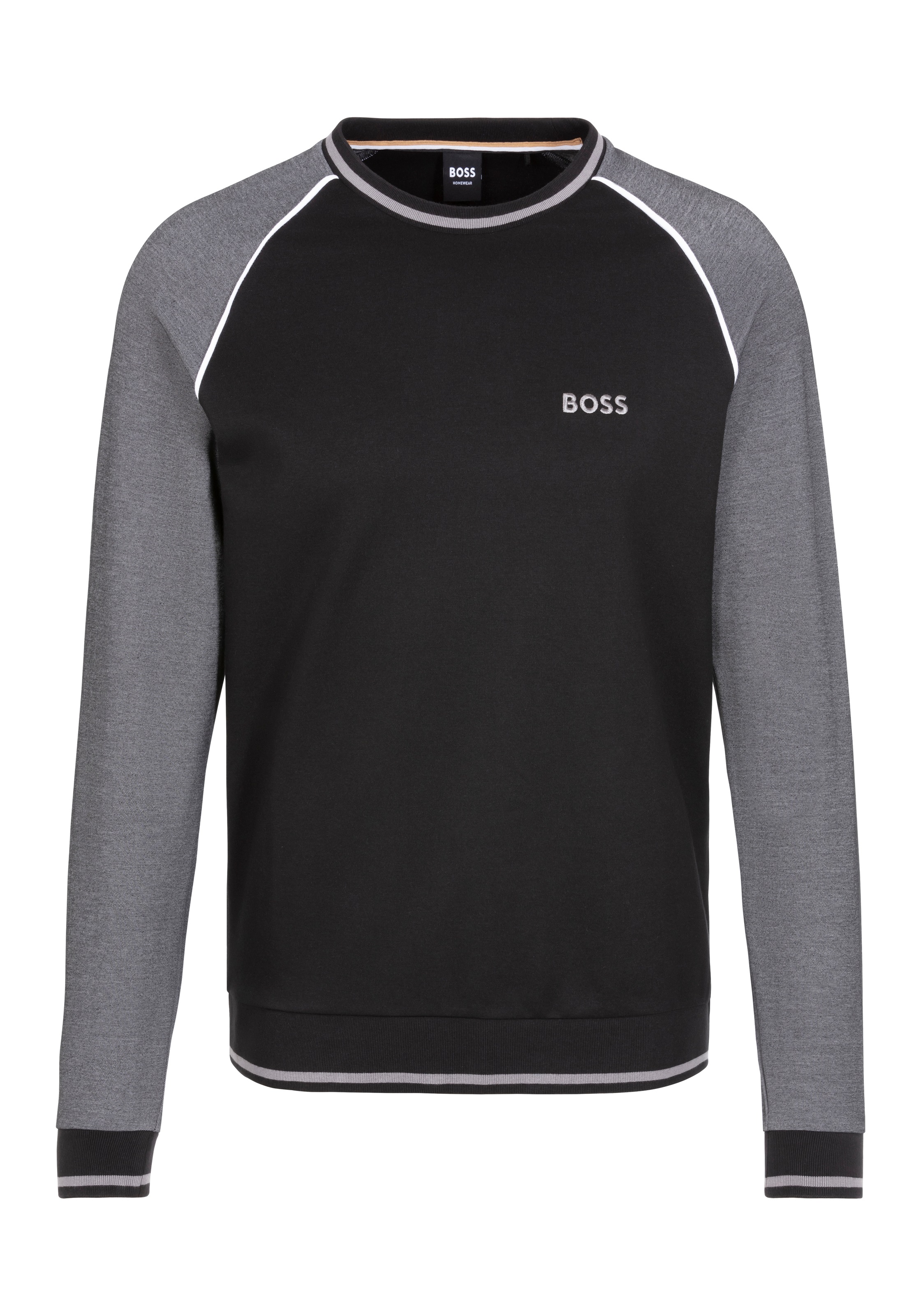 BOSS Sweatshirt, mit kontrastfarbenen Details