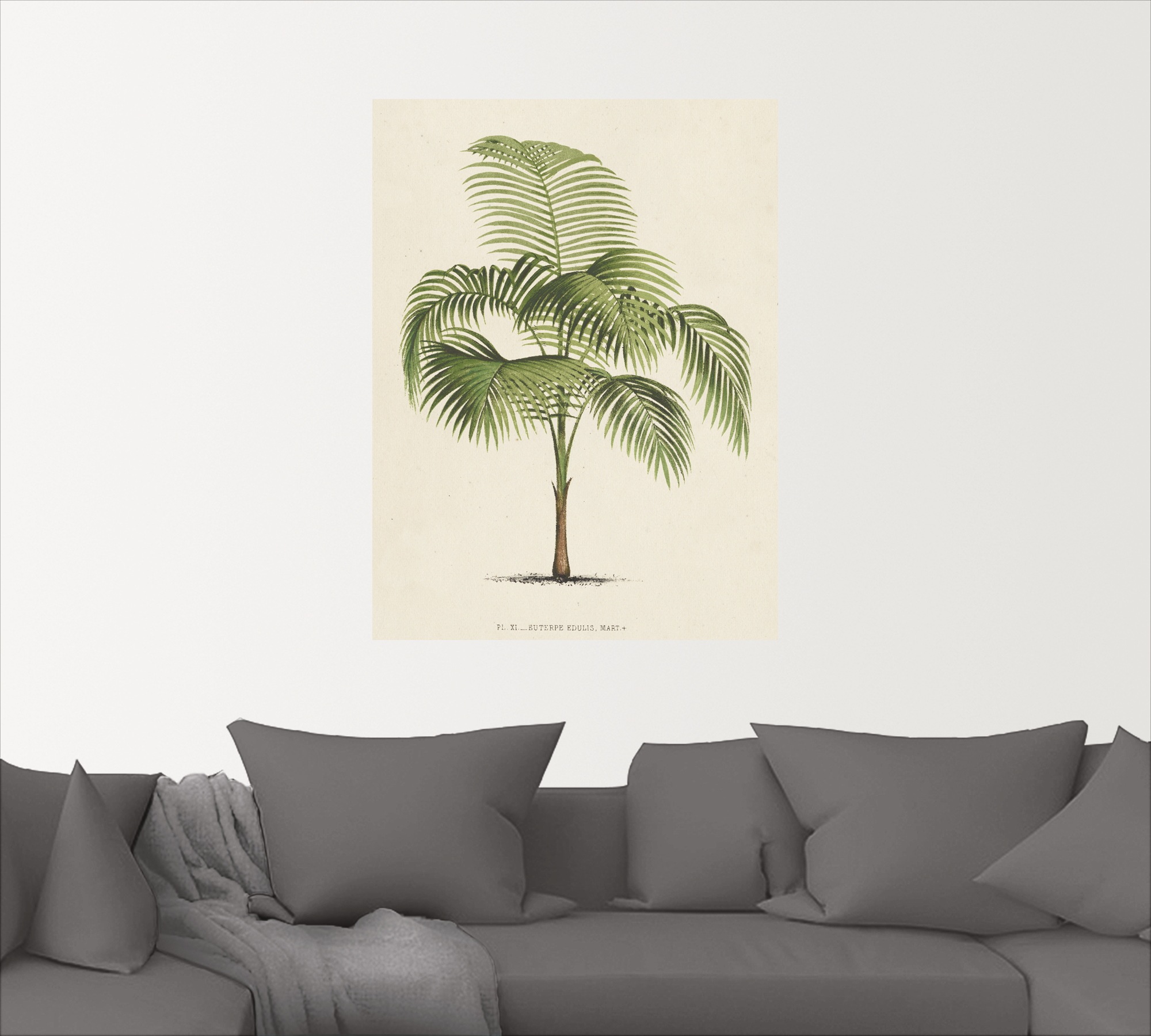 Artland Wandfolie »Palme I«, Pflanzen, (1 St.), selbstklebend