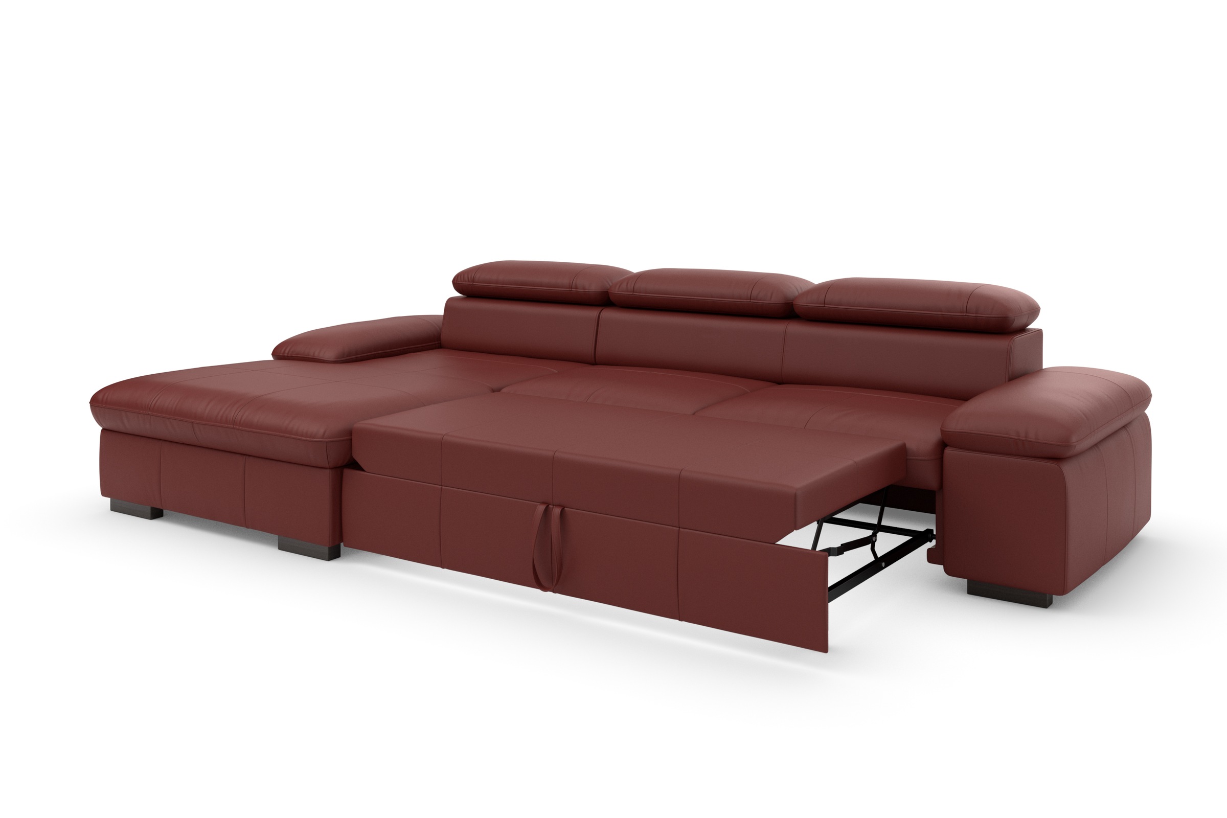 Home affaire Ecksofa »Alberto L-Form«, mit Kopfteilverstellung, wahlweise mit Bettfunktion