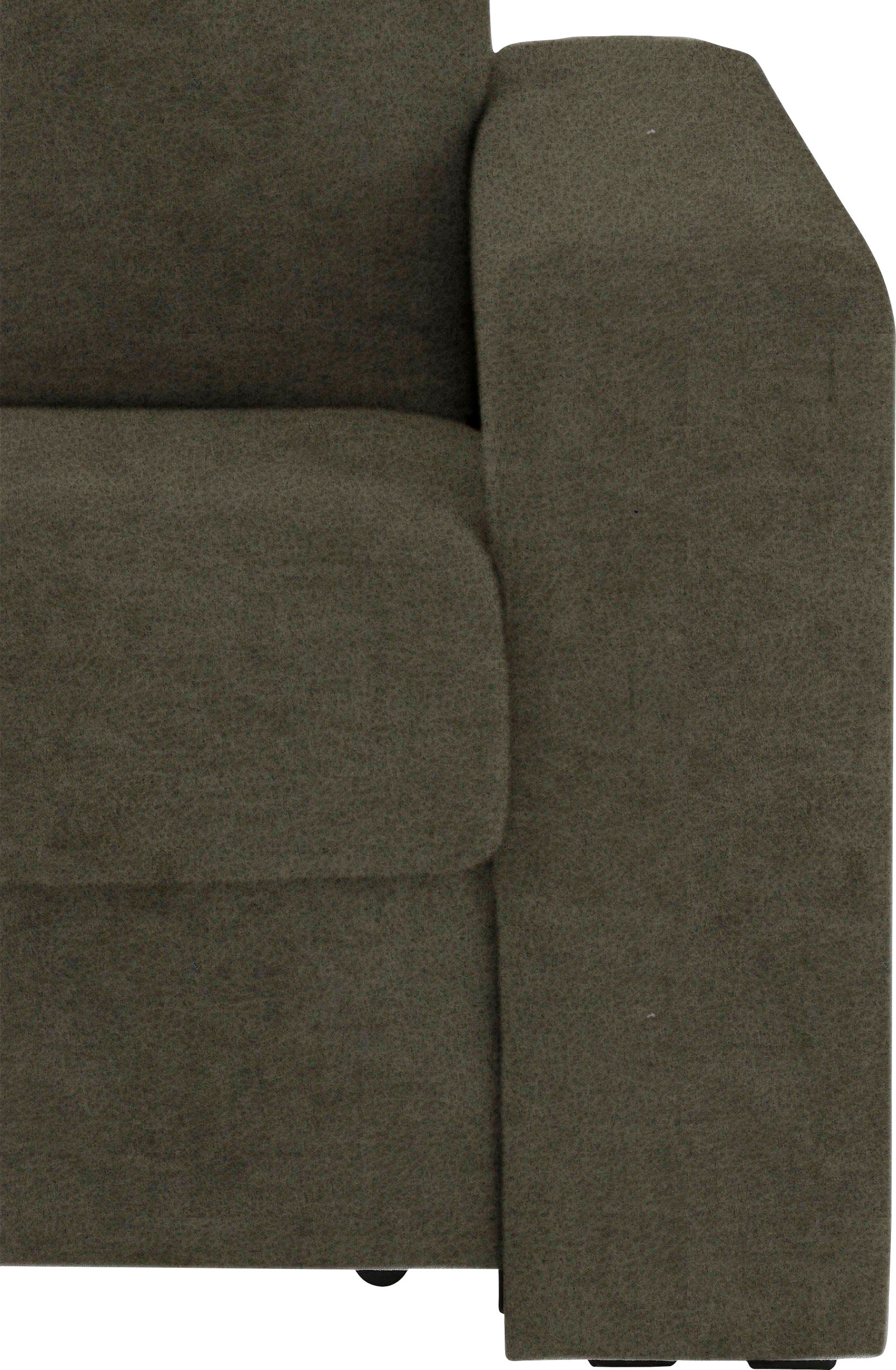 Home affaire Ecksofa Roma "L" Dauerschlaffunktion, mit Unterfederung, Matratzenhöhe 14cm, Liegemaße ca 163x198 cm, L-Form