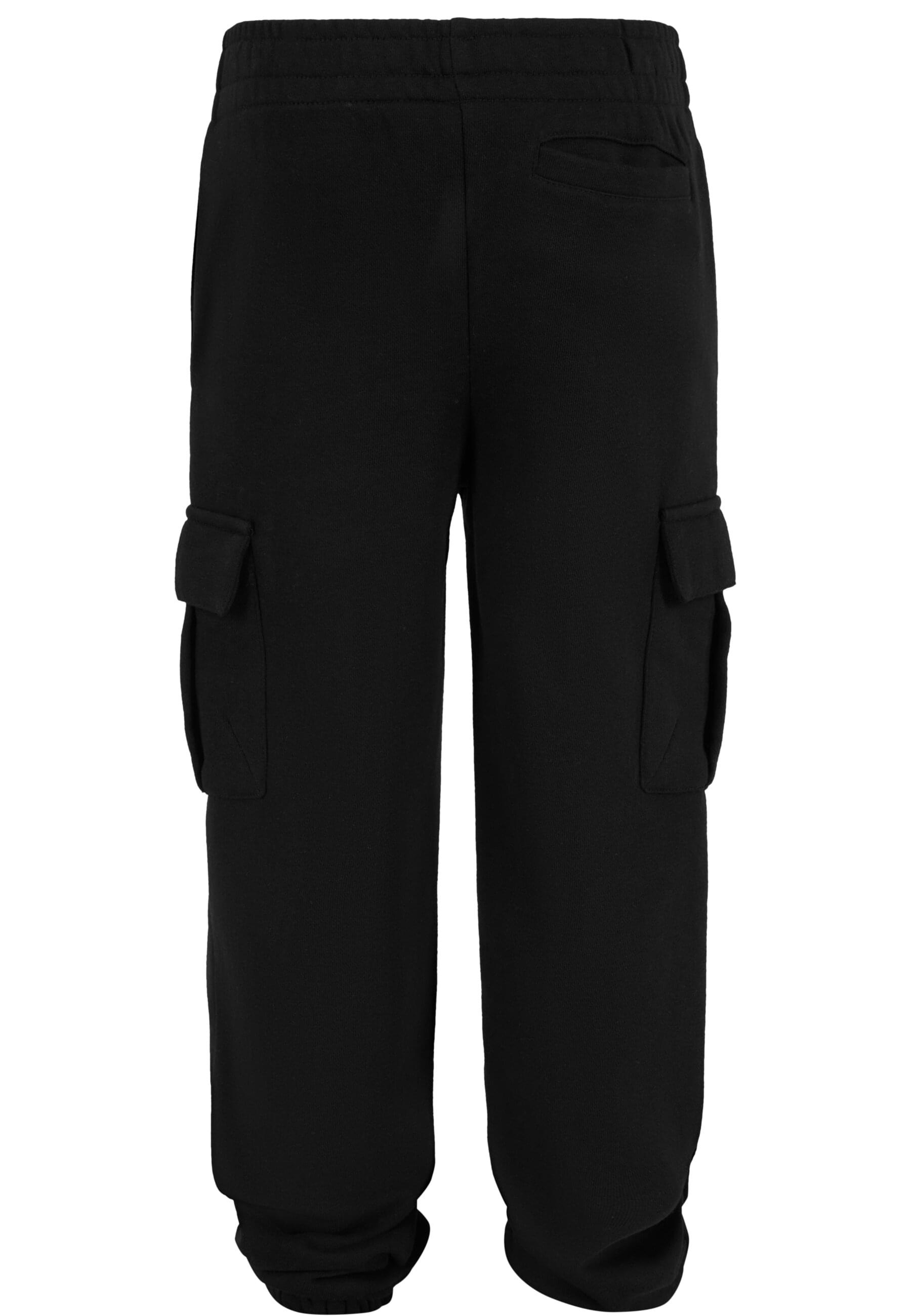 URBAN CLASSICS Cargohose »Urban Classics Boys Light Terry Wide Cargo Sweatpants«