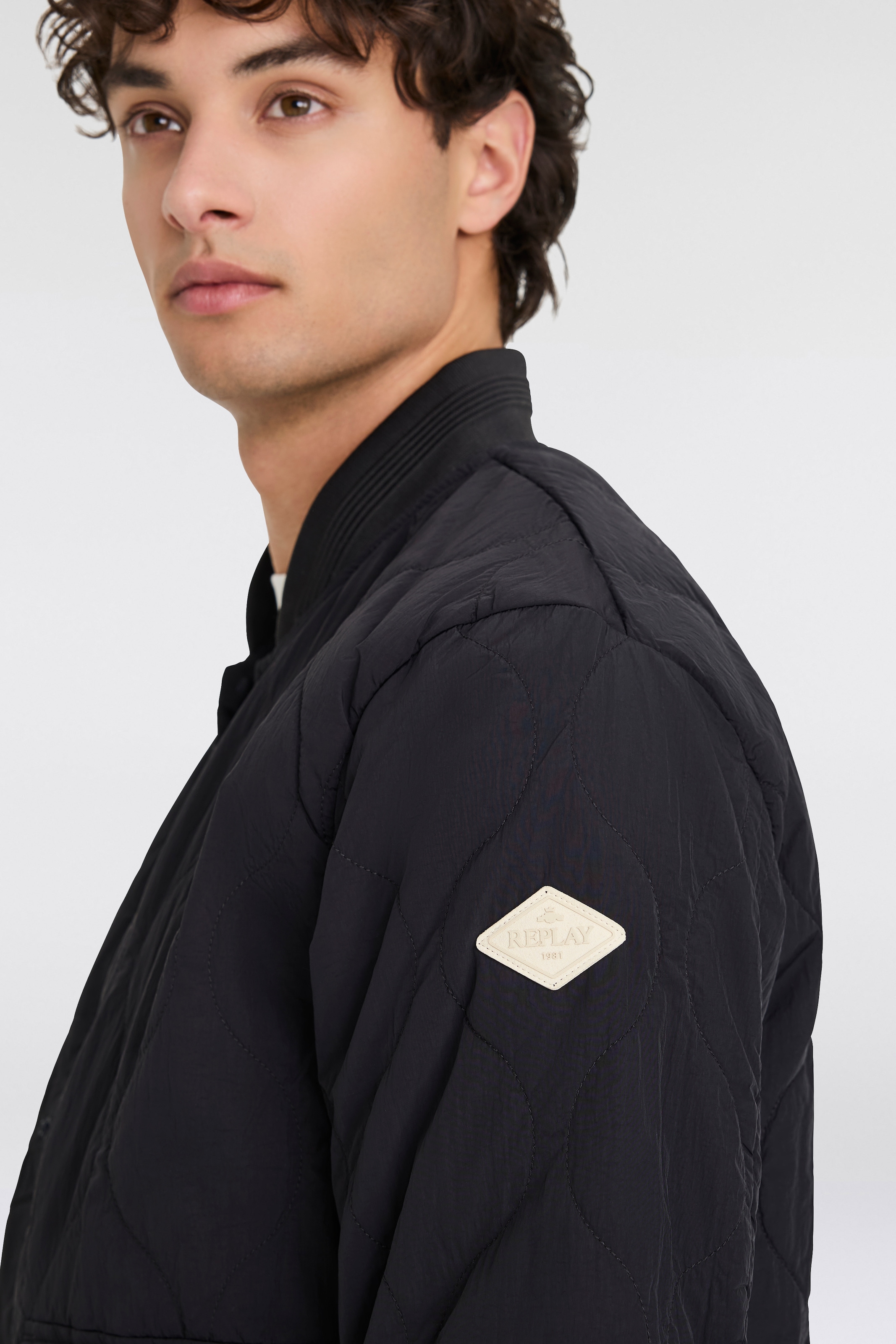 Replay Bomberjacke, mit Steppmuster
