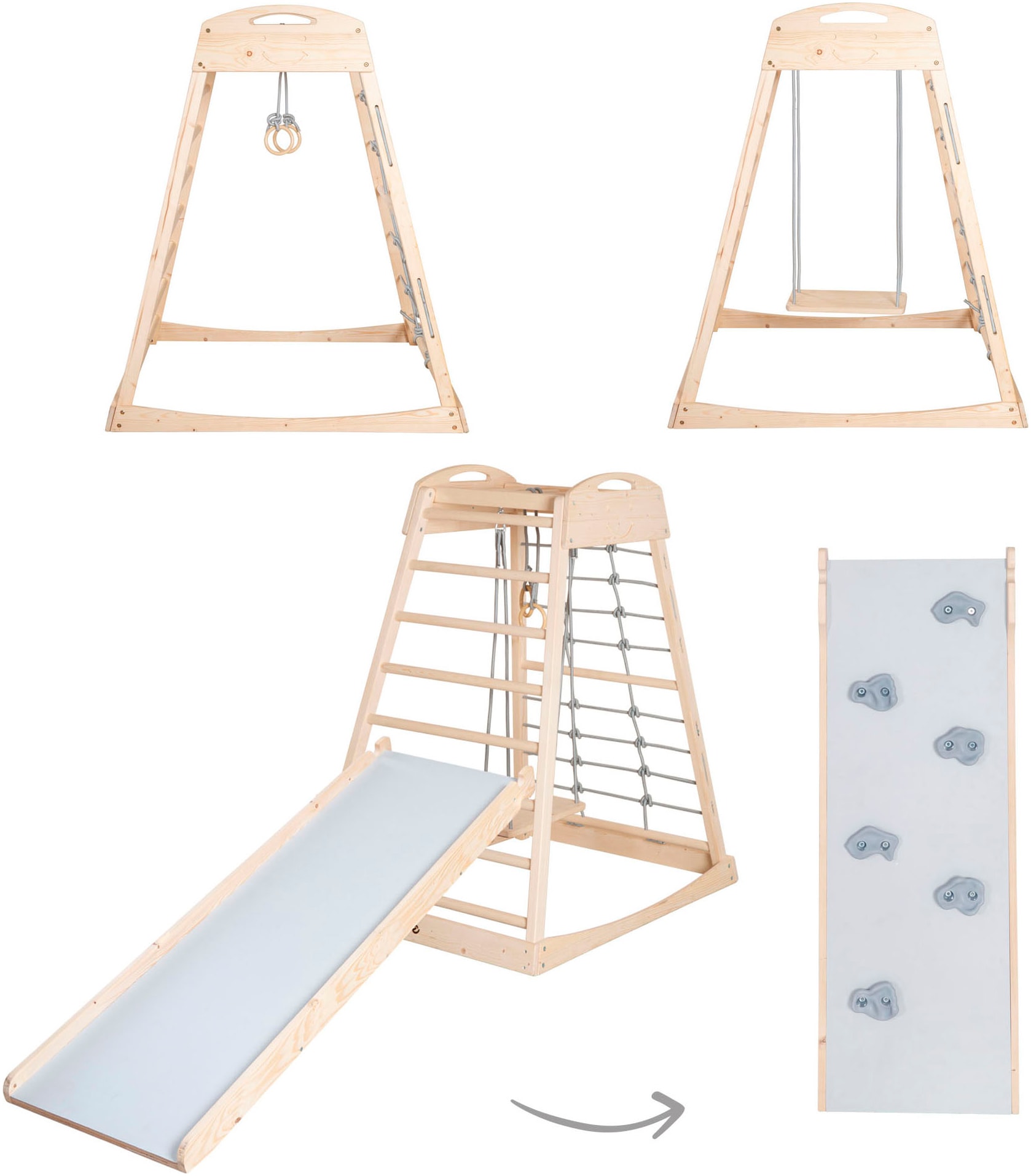 roba® Rutsche »Rutschbrett für roba Kletterdreieck«, für roba Kletterdreieck und Spielturm