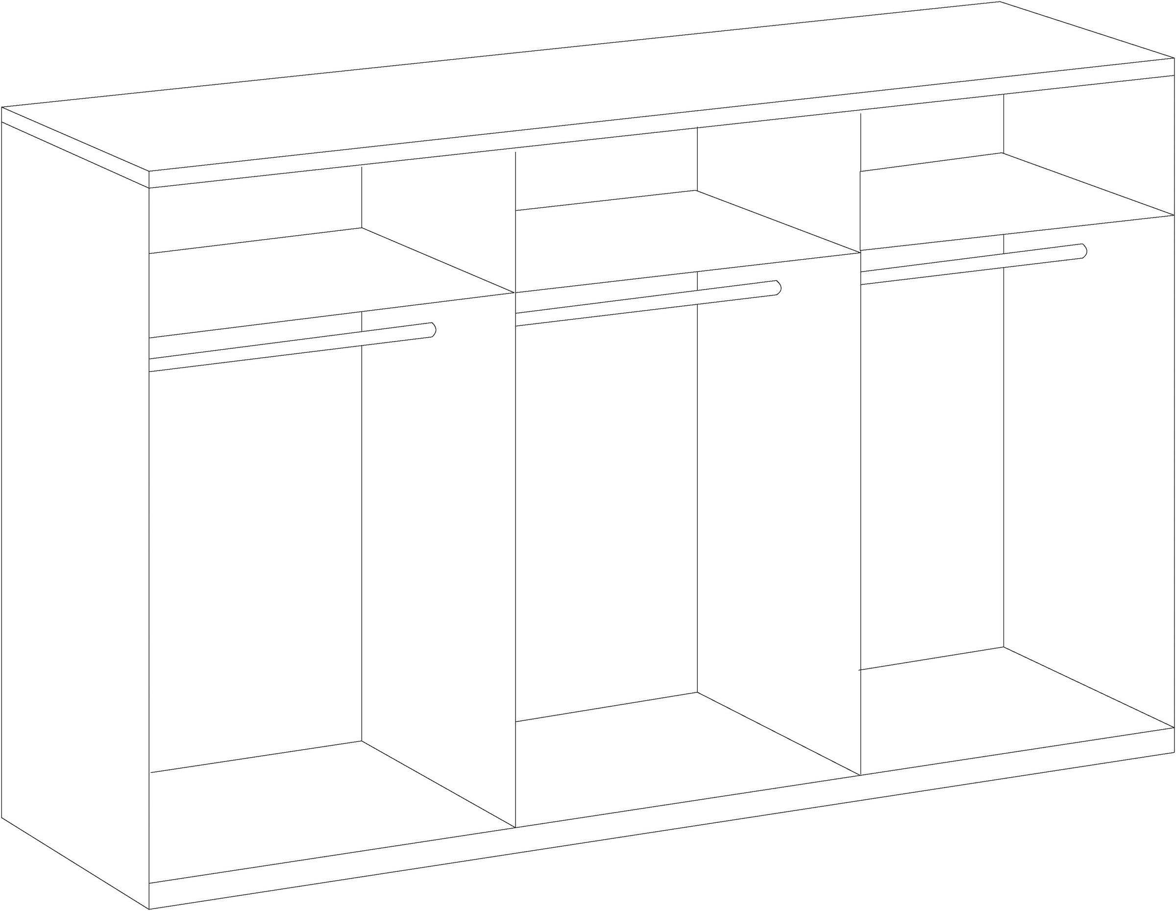 Wimex Kleiderschrank »New York«, in vielen Breiten, 208 oder 236cm hoch