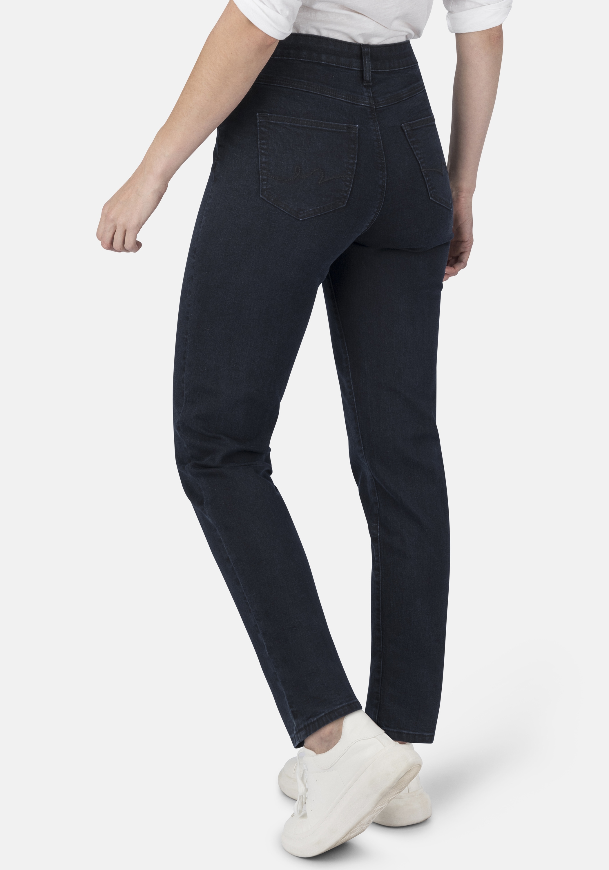 STOOKER WOMEN 5-Pocket-Jeans »Nizza Denim Basic Tapered Fit« Tapered Fit Casual Clean Wash Denim Jeans für Damen