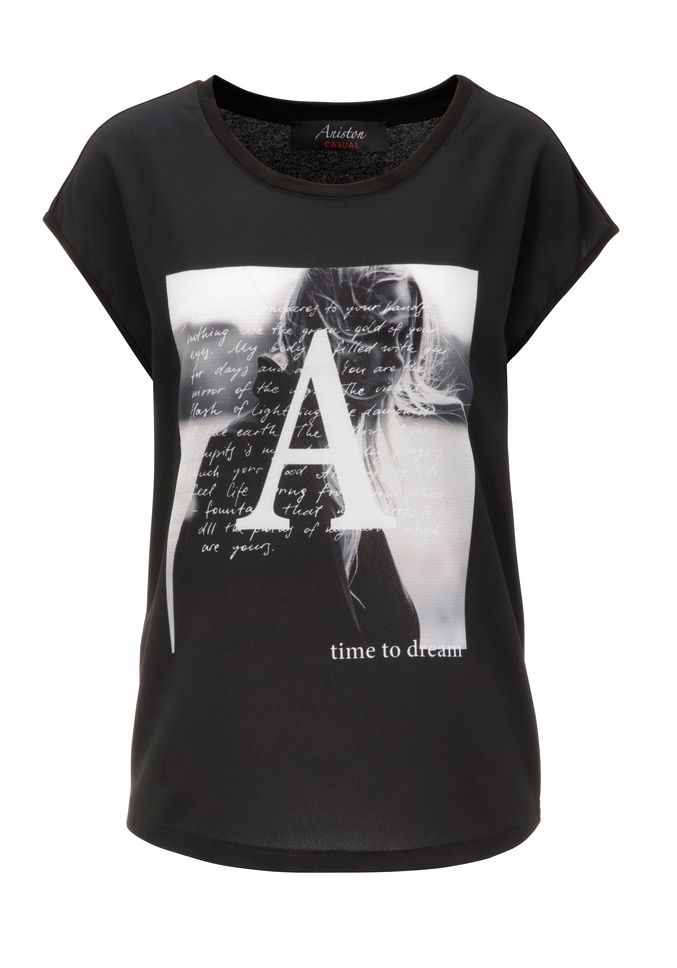 Aniston CASUAL T-Shirt, mit Frontdruck bestellen verträumten