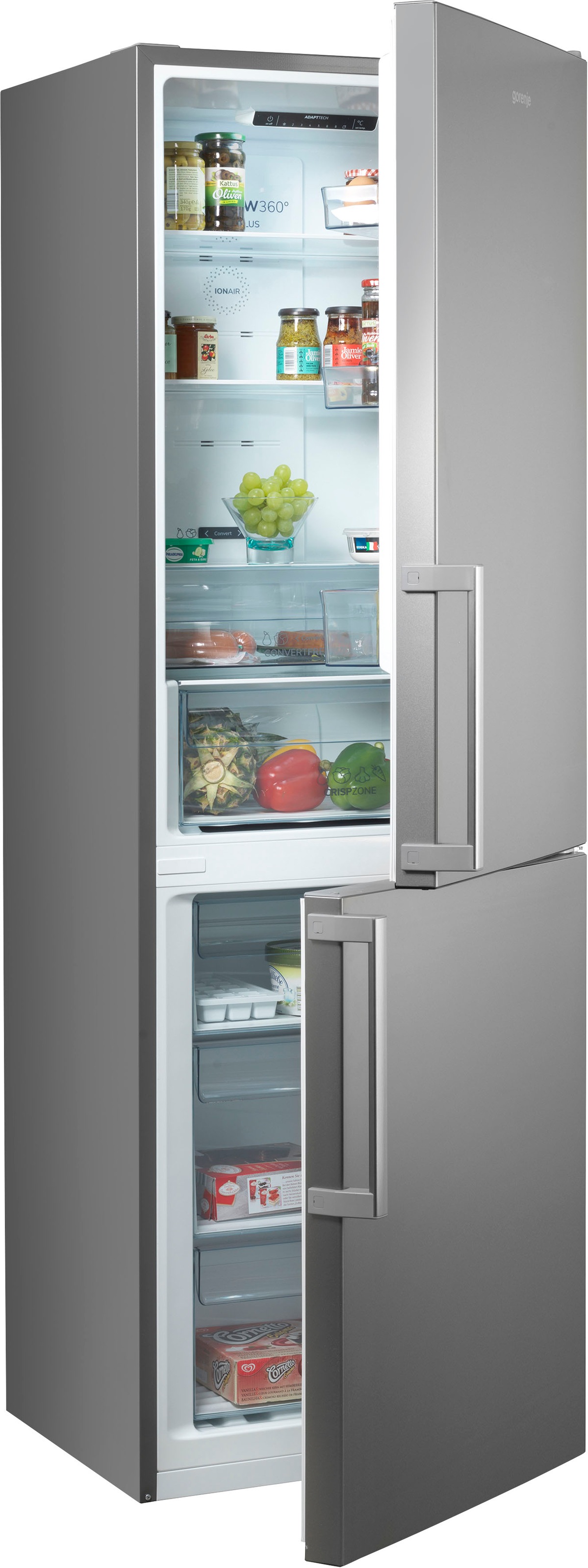 4. Bild von GORENJE Kühl-/Gefrierkombination »NRK 6192 ES5F«, NRK6192ES5F, 185 cm hoch, 60 cm breit