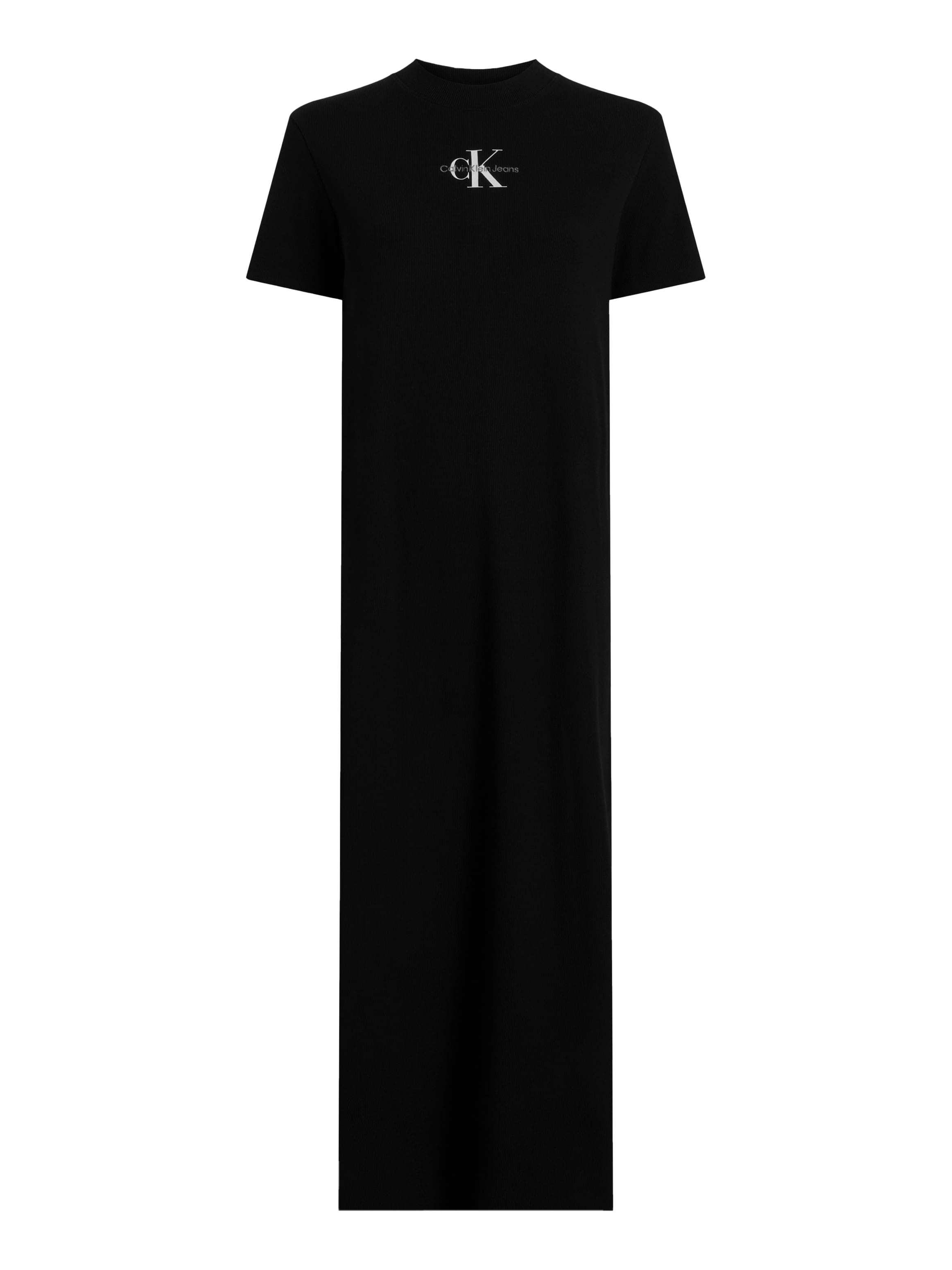 Calvin Klein Jeans Midikleid »MONOLOGO LONG RIB TEE DRESS«, mit Logo