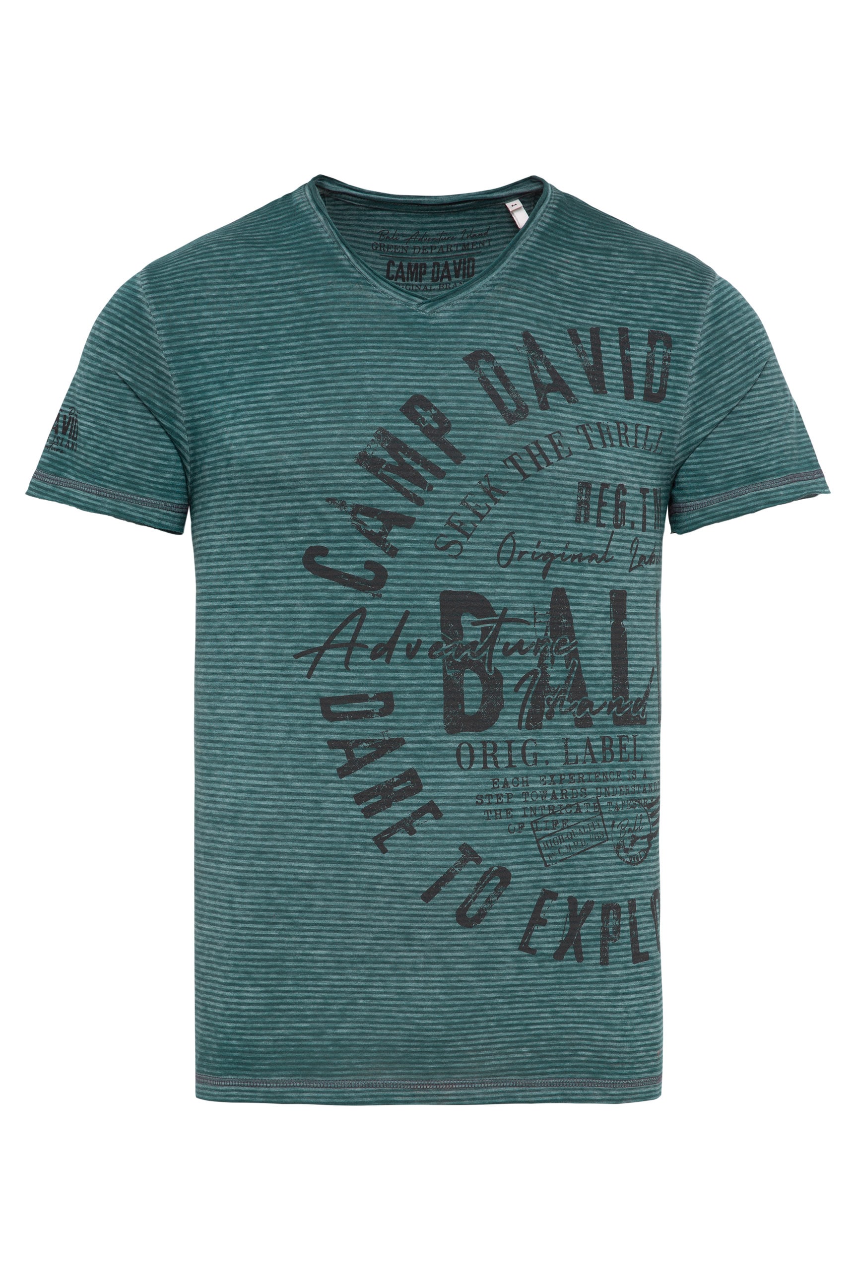CAMP DAVID T-Shirt, mit Logo Print