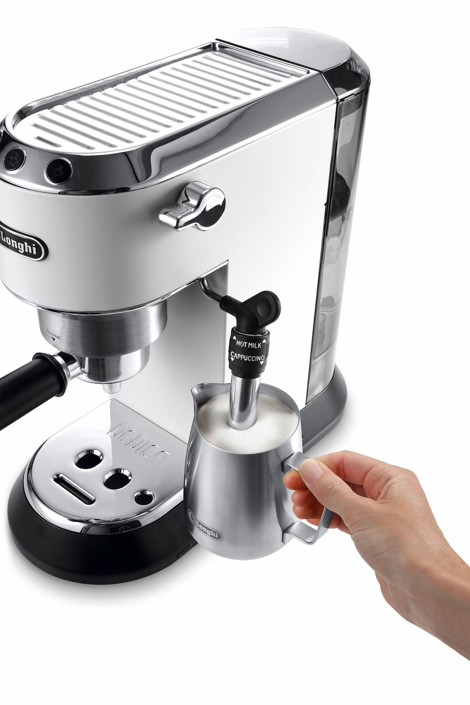 De'Longhi Siebträgermaschine »Dedica Style EC 685.W«, 1350 Watt, 15 Bar