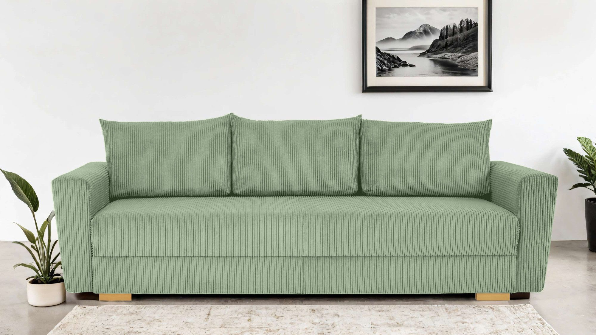 INOSIGN 3-Sitzer »MAGHERA Schlafsofa mit Bettkasten, in hochwertiger Verarb günstig online kaufen
