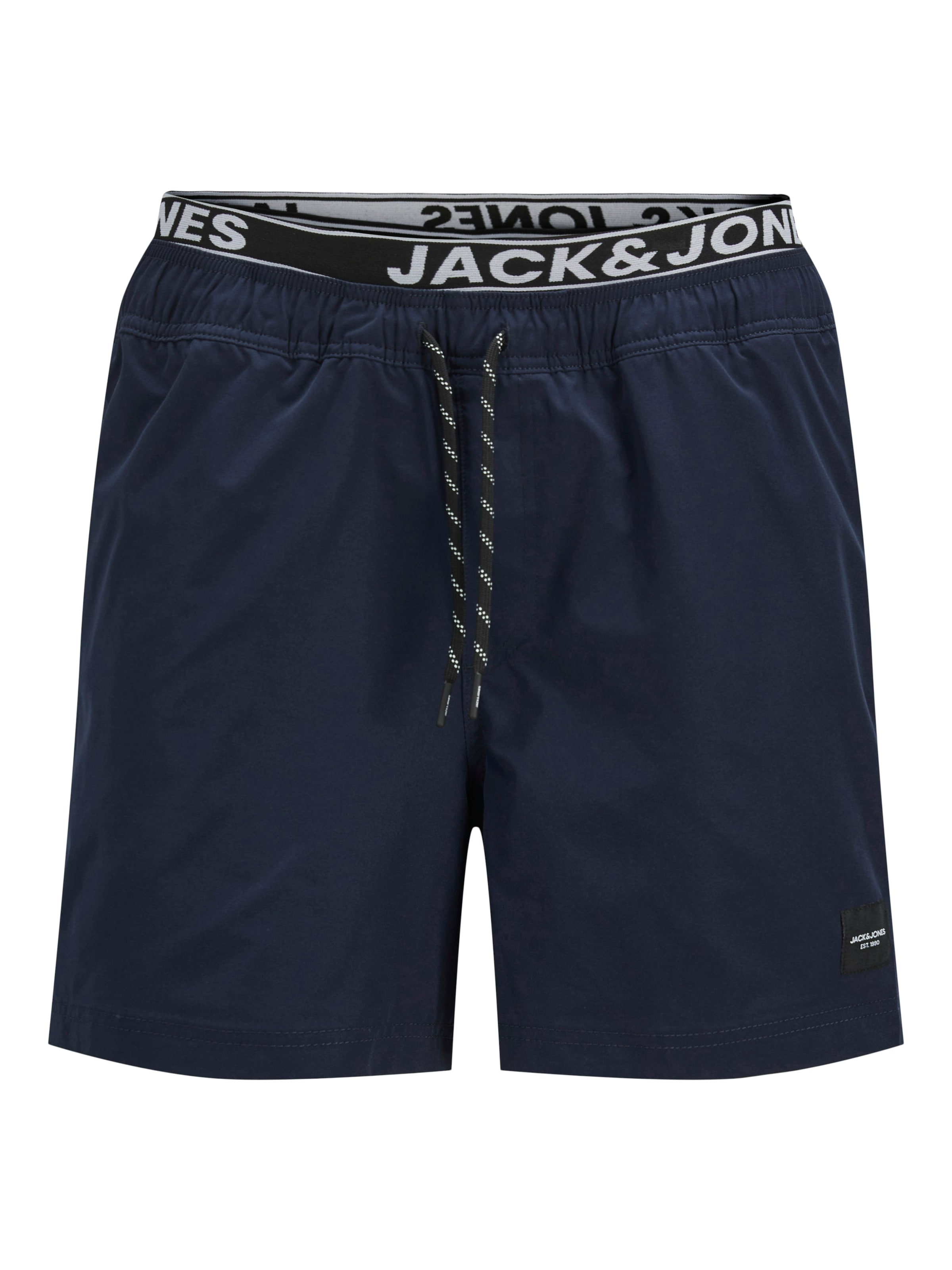 Jack & Jones Junior Badeshorts »JPSTMAUI JJSWIM DB WB AKM SN JNR«, in cooler Double Layer Optik