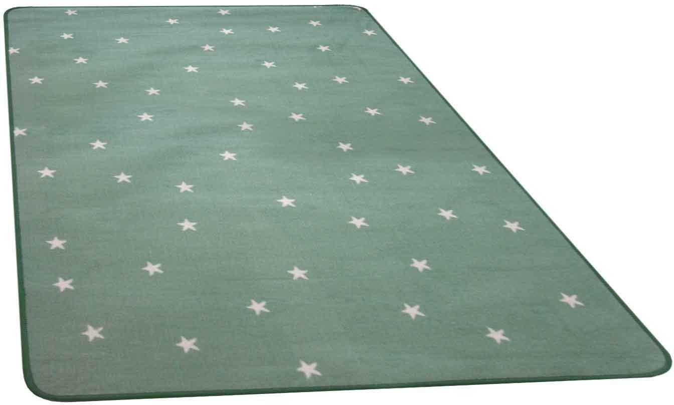 Primaflor-Ideen in Textil Kinderteppich »STELLA«, rechteckig, 5 mm Höhe, Motiv Sterne, Kinderzimmer