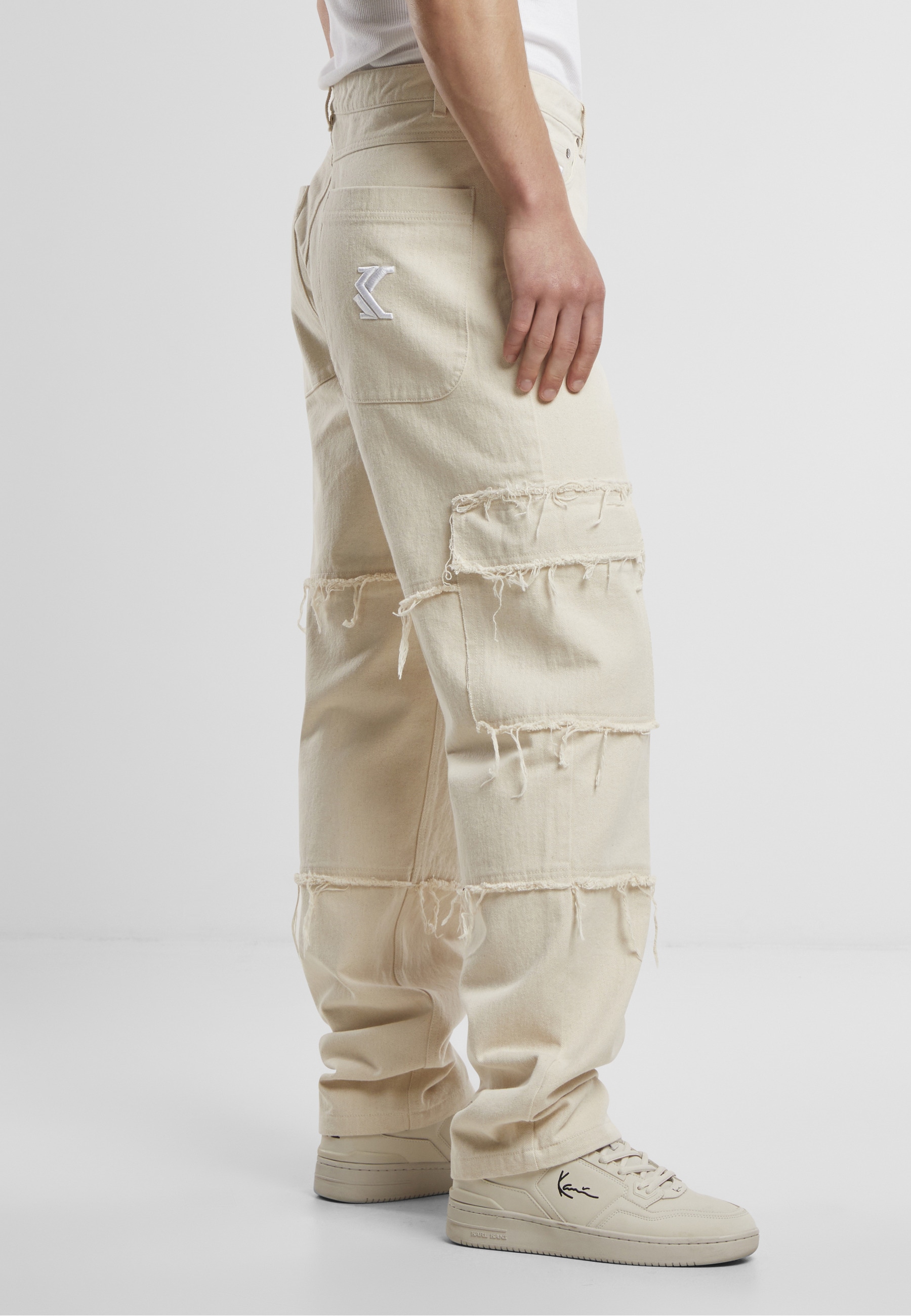 Karl Kani Cargojeans »Karl Kani Og Fringed Baggy Cargo Pants«