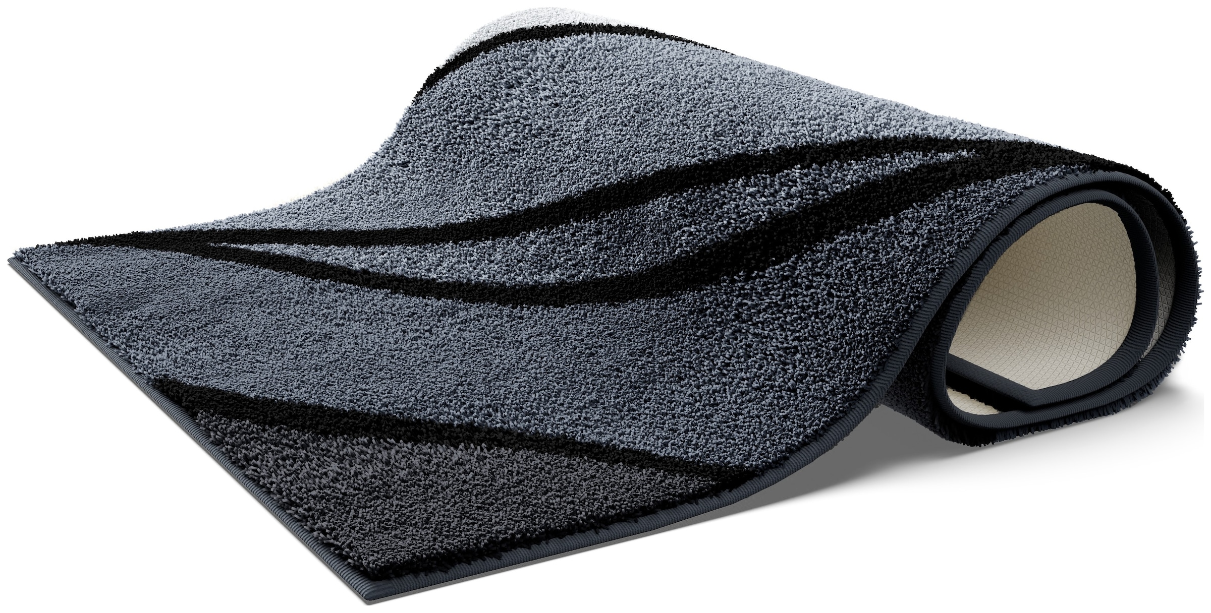 Grund Badematte »Belize, Badvorleger, Badezimmer Teppich, sehr weich«, rutschhemmend beschichtet, schnell trocknend-fußbodenheizungsgeeignet, weiche Haptik, auch als 3 teiliges Set erhältlich, Made in Europe
