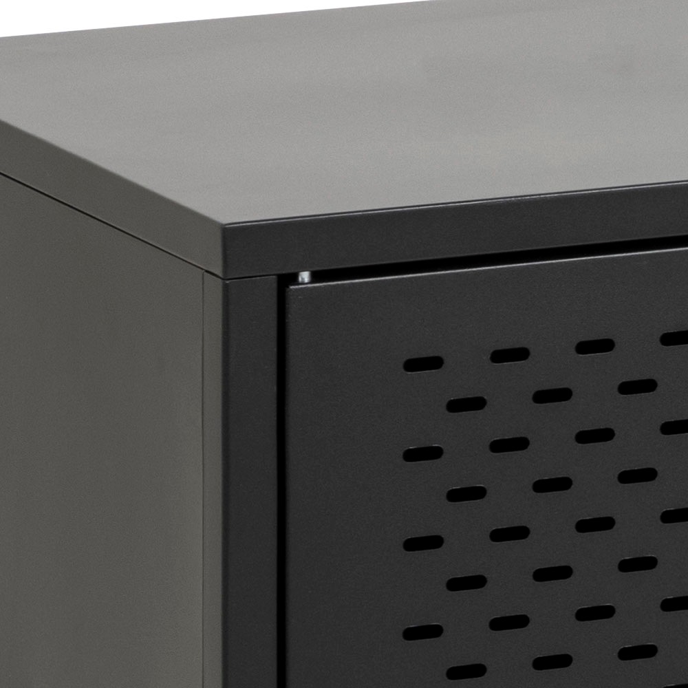 ACTONA GROUP Sideboard »New York«, Metall Sideboard in cooler New Yorker Style, H60cm B160cm, Mesh-Türen