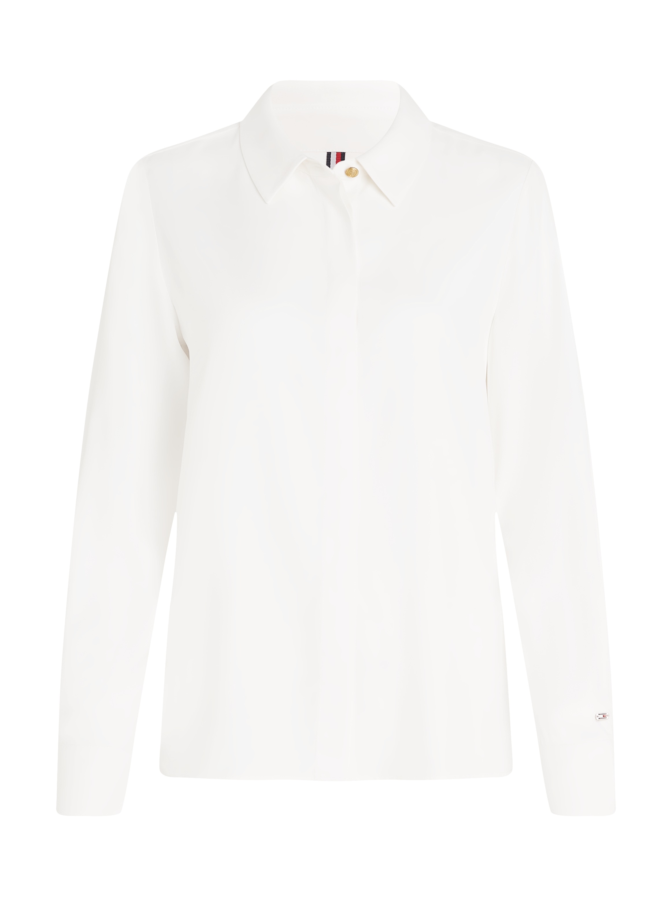 Tommy Hilfiger Langarmbluse mit Logoflagge