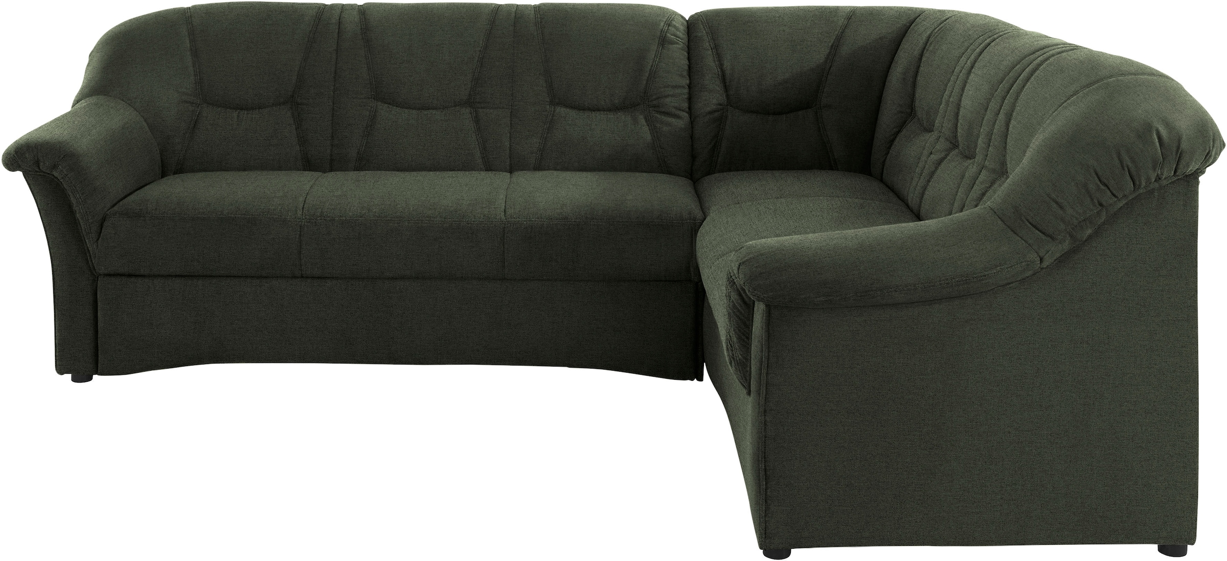 DOMO collection Ecksofa »Sarafina zeitlos und komfortabel, optional mit Federkern, L-Form«, wahlweise mit Bettfunktion