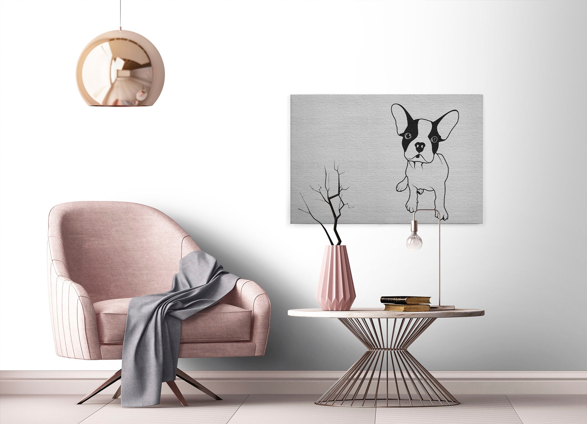 A.S. Création Leinwandbild »tattoo you«, Kunst-Modern-Kinder, (1 St.), Keilrahmen Bild Herz Leinwand-Bild Wohnzimmer modern Wandbild Kinder
