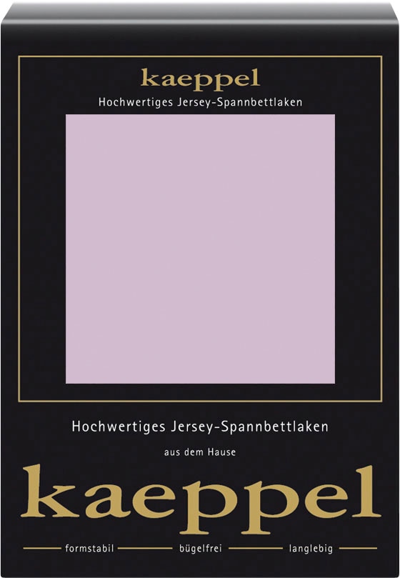 Kaeppel Spannbettlaken »Single Jersey Mako Cotton«, Bettlaken aus 100% Baum günstig online kaufen