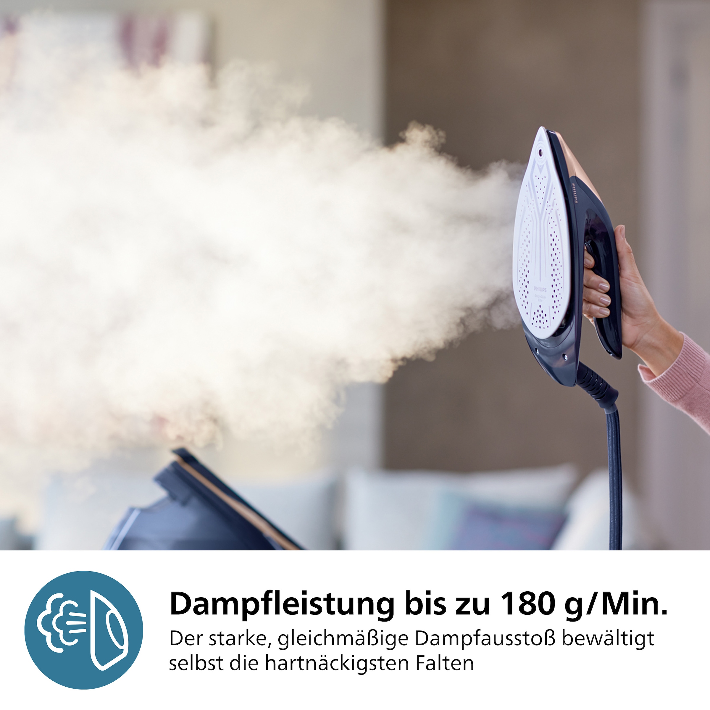 Philips Dampfbügelstation »PerfectCare 9000 Series PSG9030/20«, ActiveSense Technologie, SteamGlide Elite Bügelsohle, 720 gr Dampfstoß