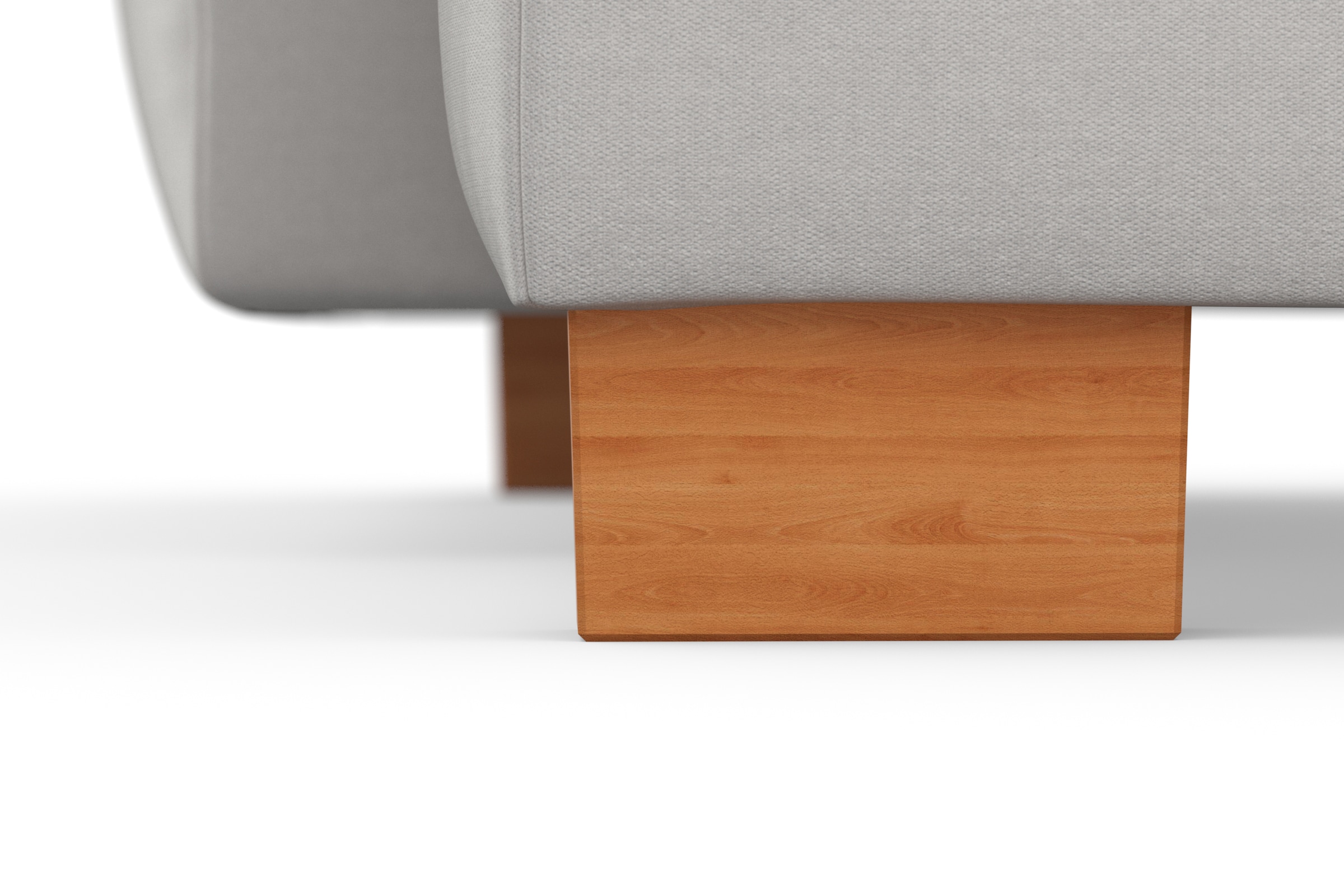 sit&more Wohnlandschaft »Dundee U-Form«, mit Federkern und Massivholzfüßen, wahlweise mit Kopfteilverstellung