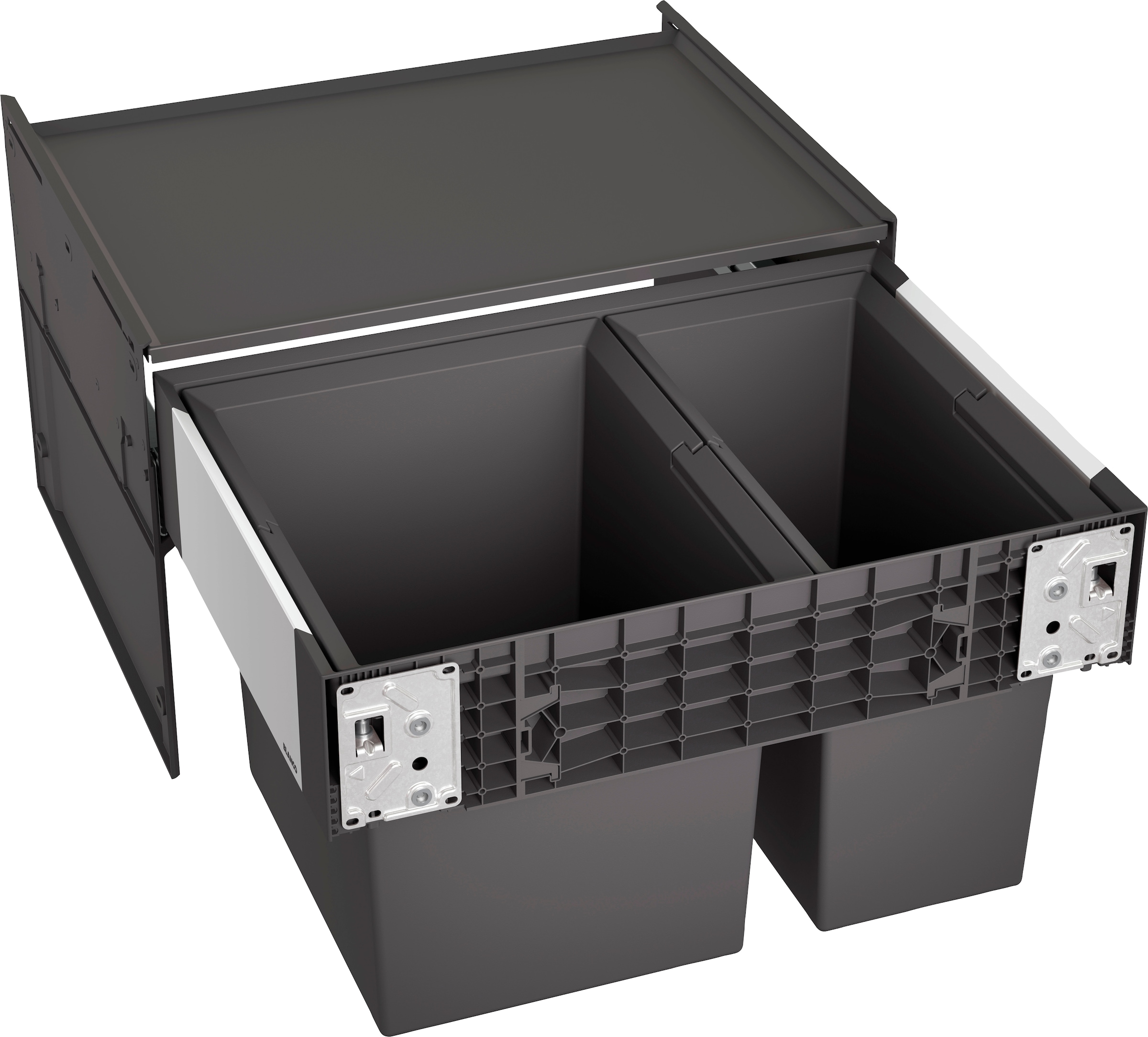 Blanco Mülltrennsystem »Select II 60/2«, 2 Behälter, Kunststoff, Stahlblech günstig online kaufen