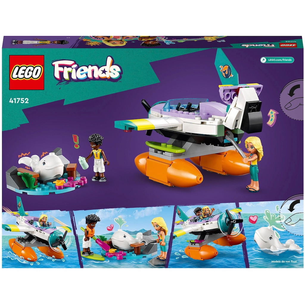 LEGO® Konstruktionsspielsteine »Seerettungsflugzeug (41752), LEGO® Friends«, (203 St.), Made in Europe