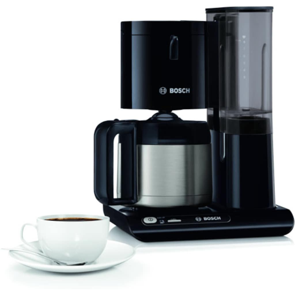 BOSCH Filterkaffeemaschine »TKA8A053 Styline«, 1,1 l Kaffeekanne, Papierfilter, 1x4, mit Thermokanne