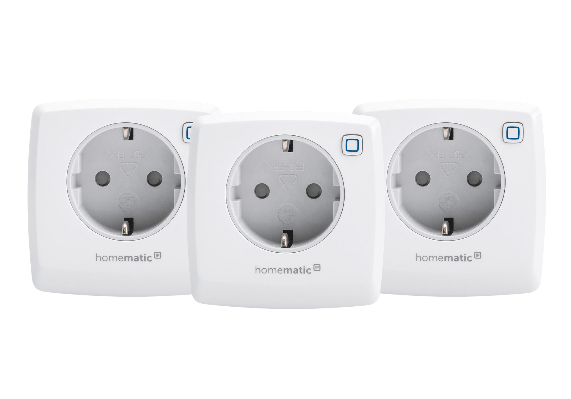 Homematic IP Funksteckdose »IP Schaltsteckdose 3er Set«, (3 St.)